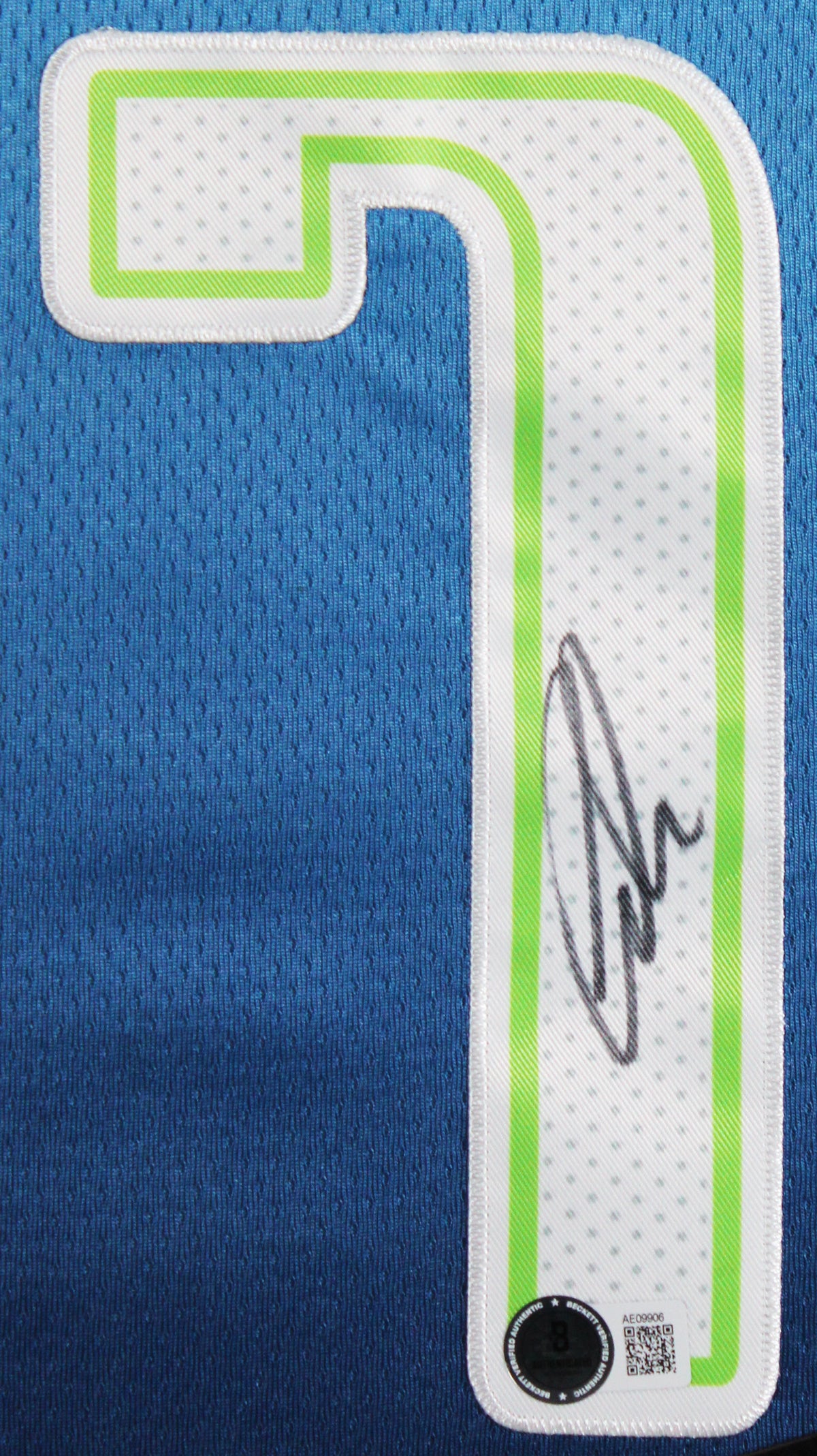Mavericks Luka Doncic Authentic Signed Blue Nike Framed Jersey BAS #AE09906
