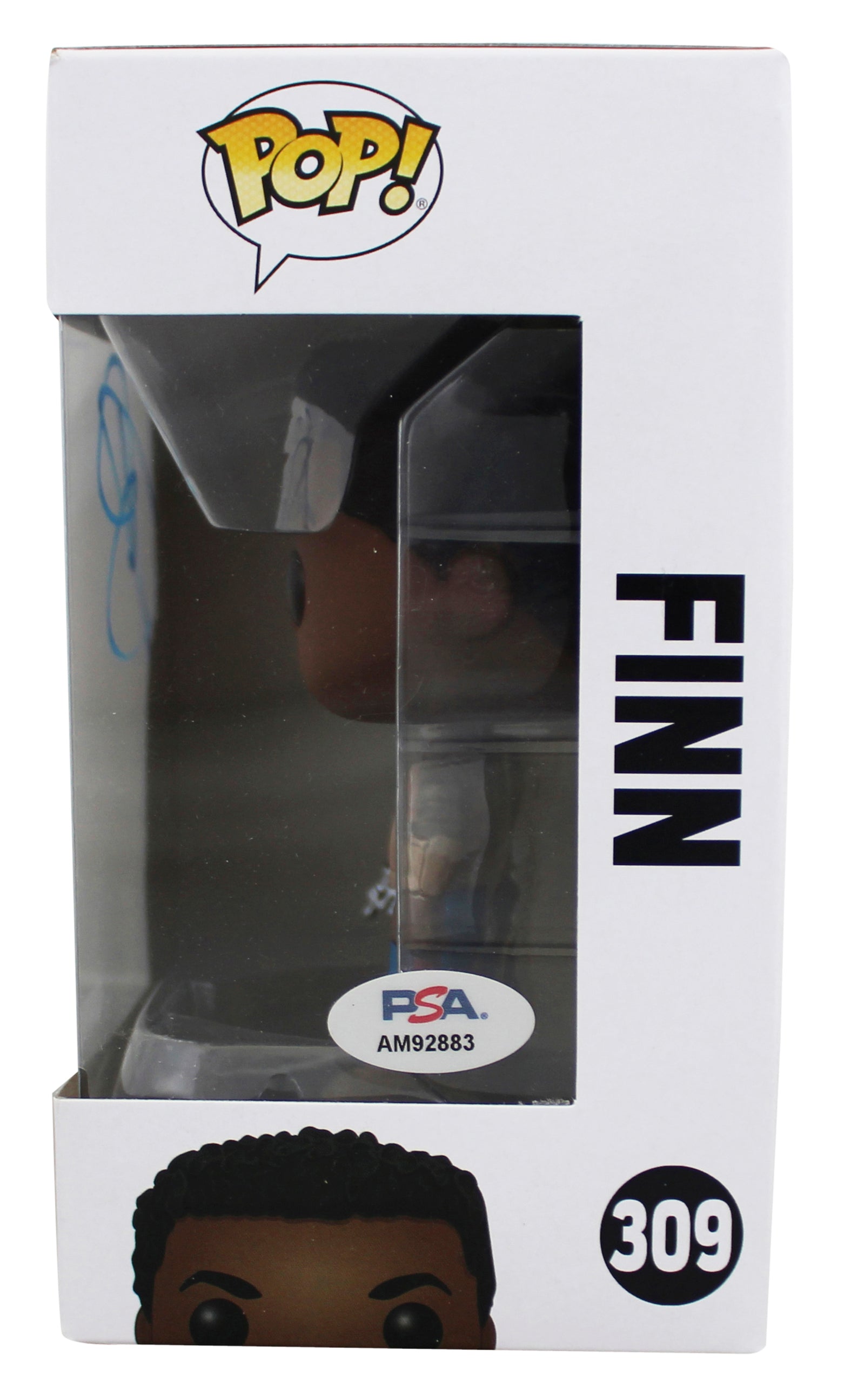 John Boyega Star Wars Signed Finn #309 Funko Pop Vinyl Figure PSA/DNA #AM92883