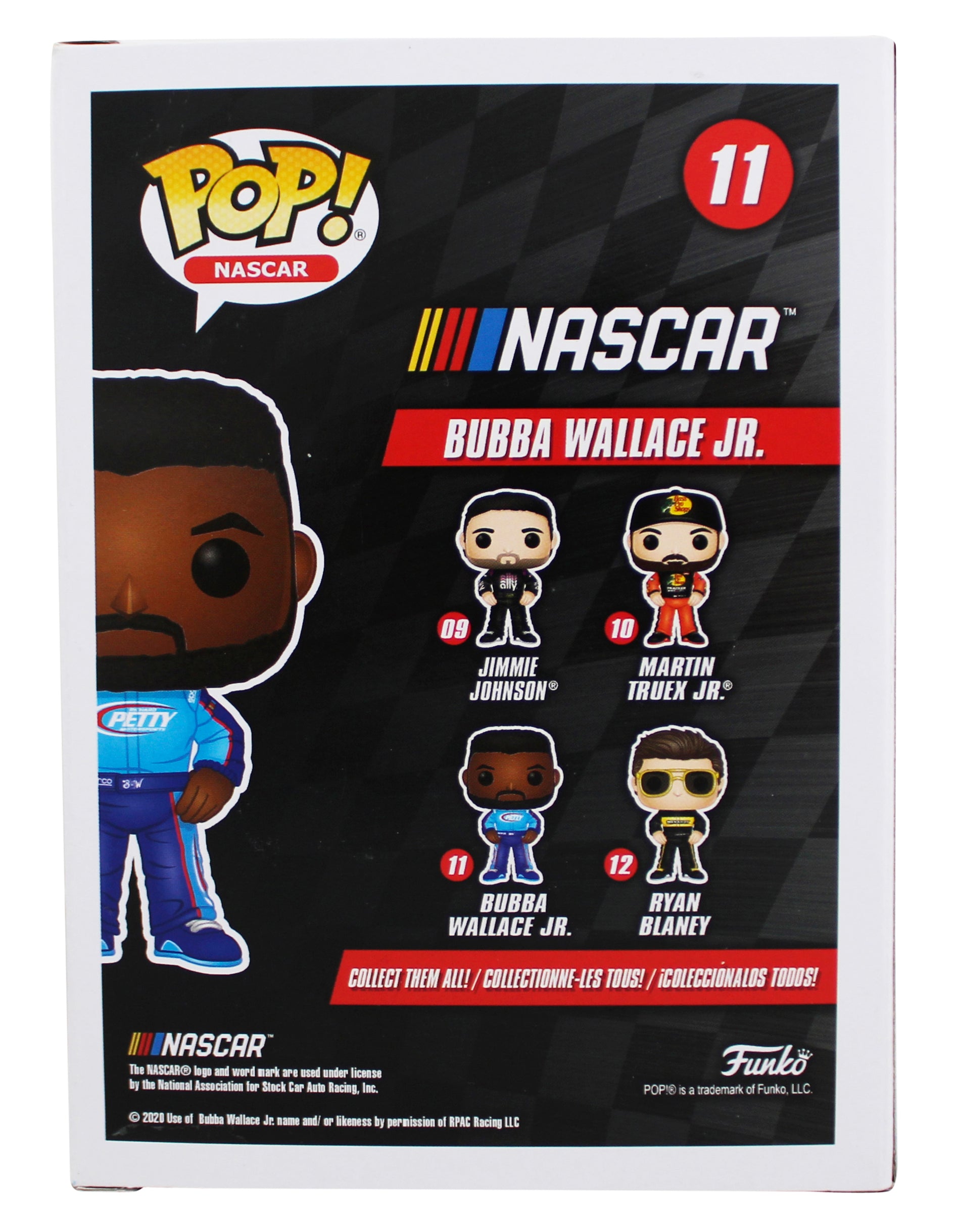 Bubba Wallace Jr. Authentic Signed #11 Funko Pop Vinyl Figure PSA/DNA