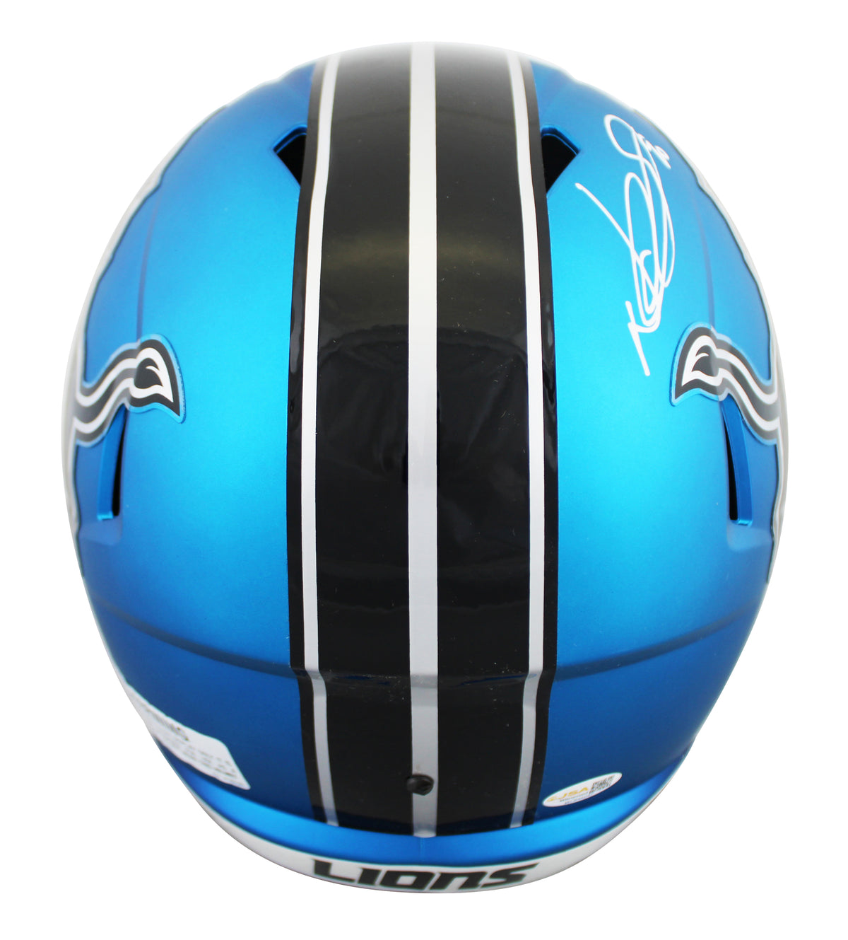 Lions Ndamukong Suh Signed 2024 On-Field Alt F/S Speed Rep Helmet W/ Case JSA W