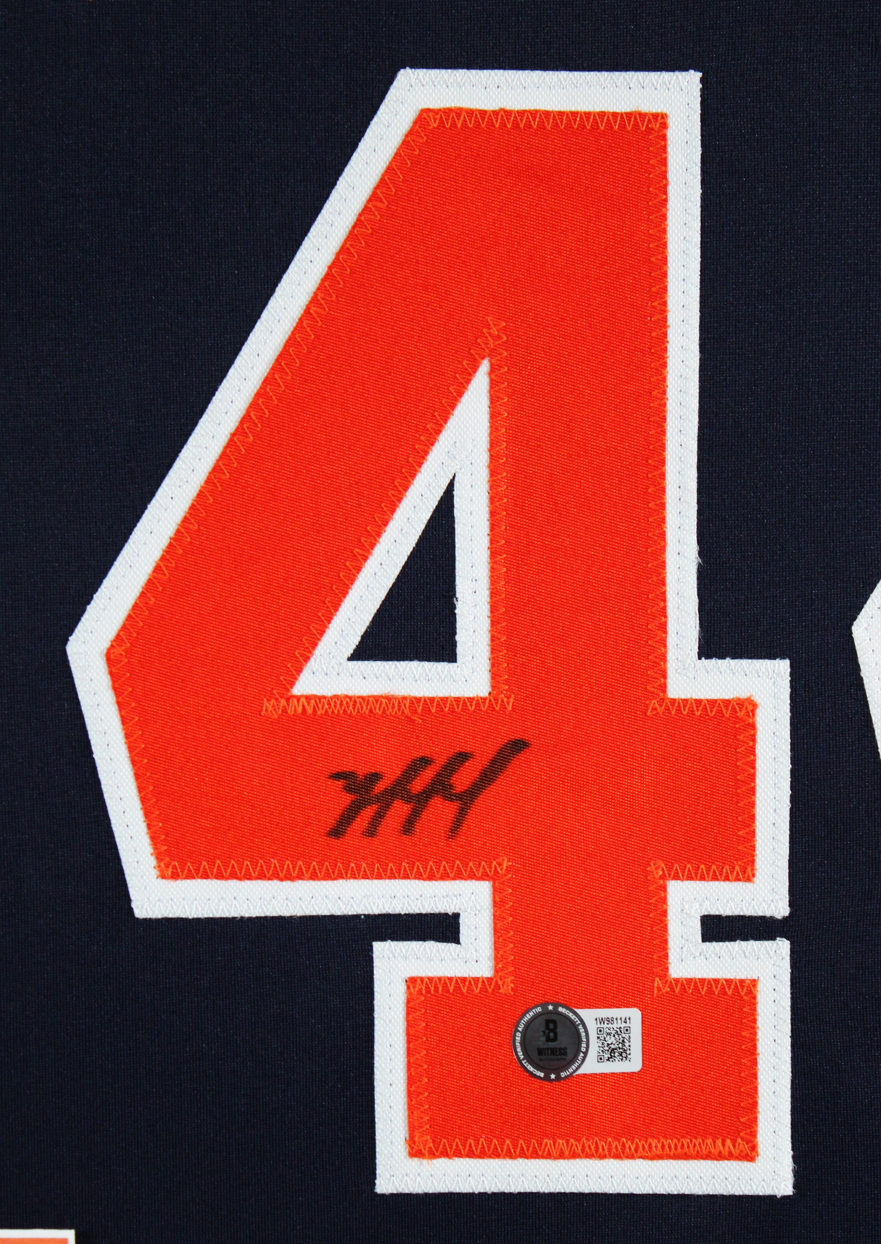 Yordan Alvarez Authentic Signed Navy Blue Pro Style Framed Jersey BAS Witnessed