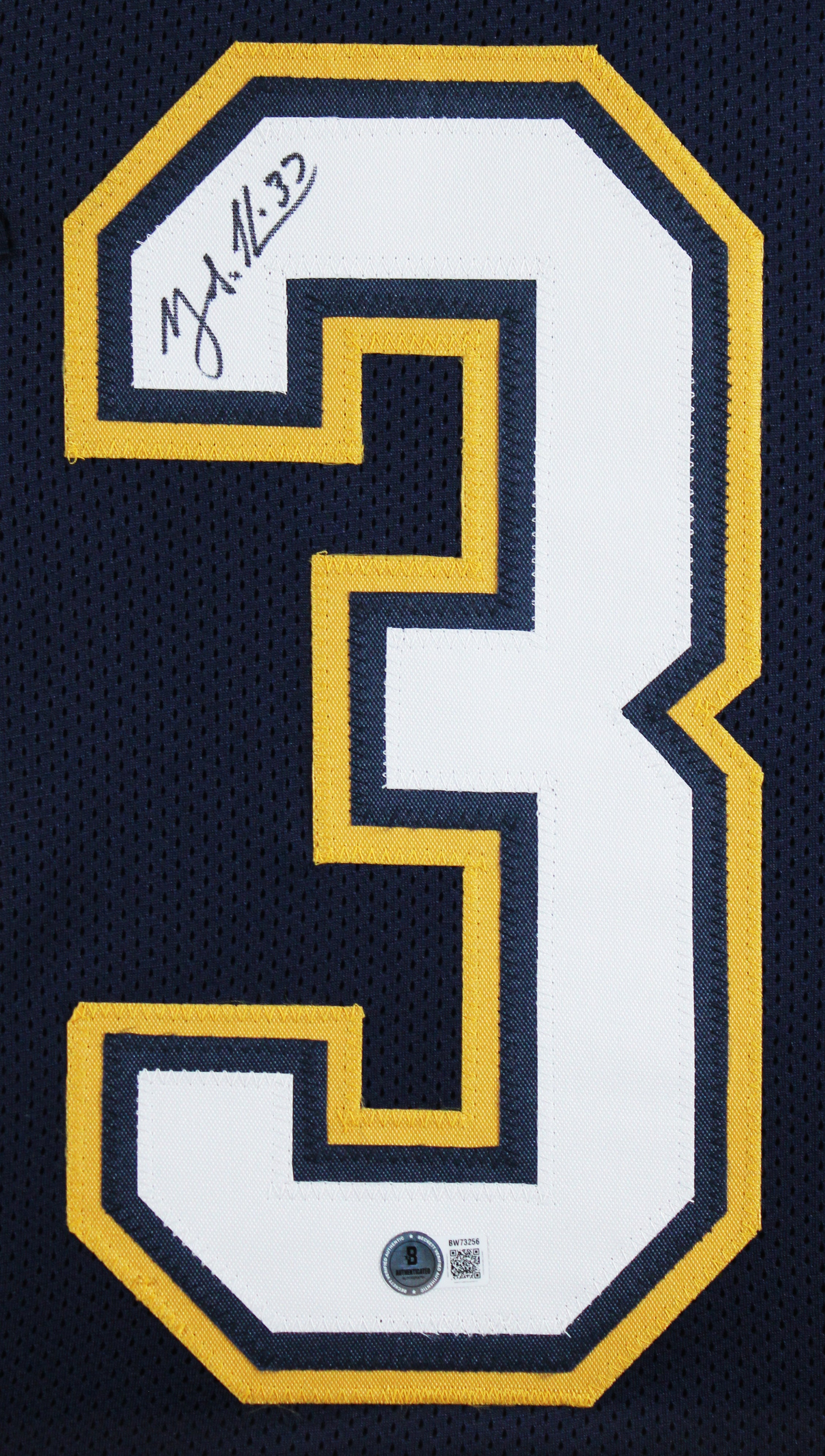Rodney Harrison Authentic Signed Navy Blue Pro Style Framed Jersey BAS