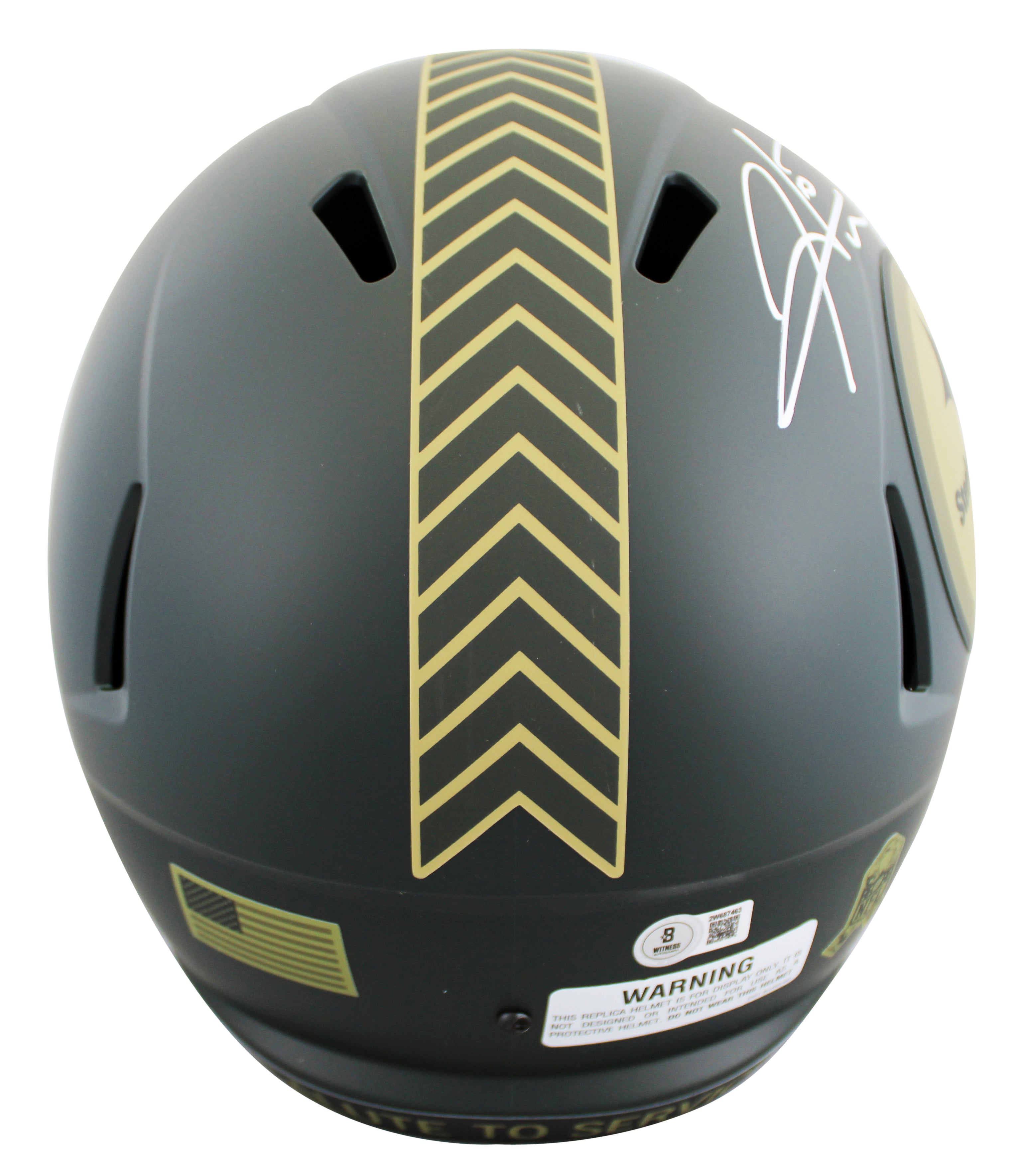 Steelers Hines Ward Signed STS IV Full Size Speed Rep Helmet W/ Case BAS Witness