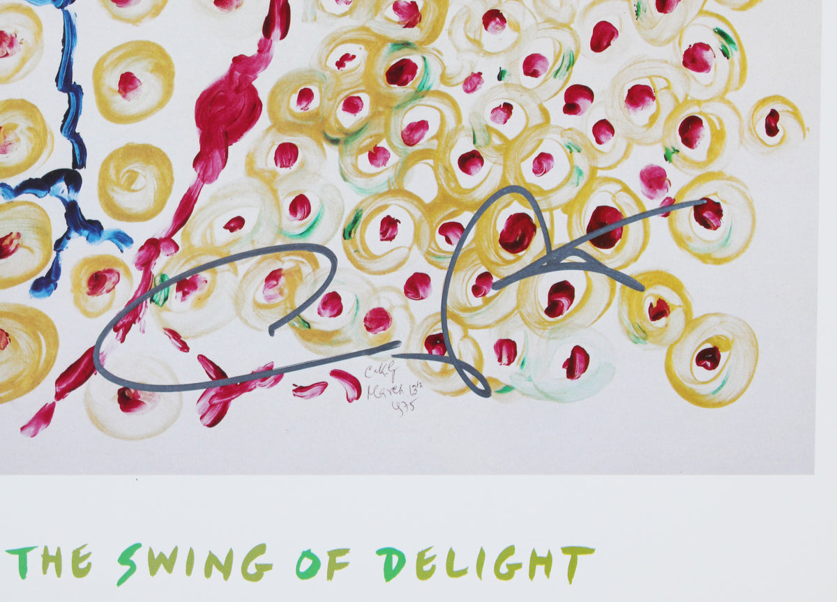 Carlos Santana Signed The Swing of Delight Album Cover W/ Vinyl BAS #AG009099