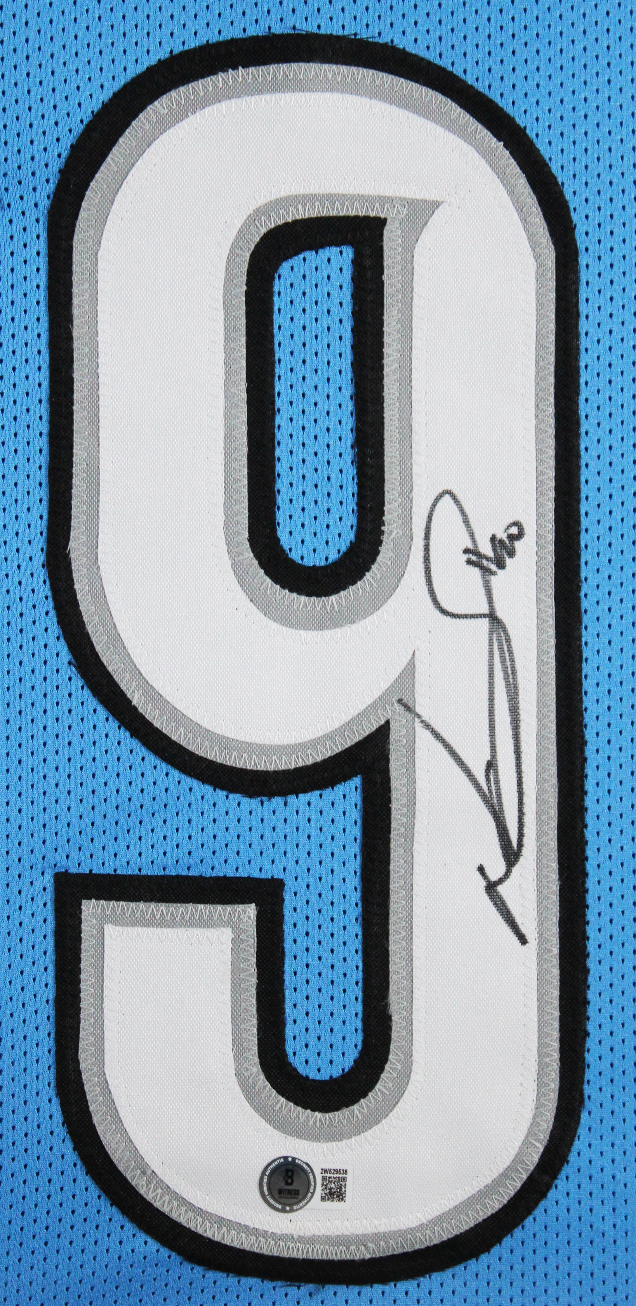 Ndamukong Suh Authentic Signed Blue Pro Style Framed Jersey BAS Witnessed