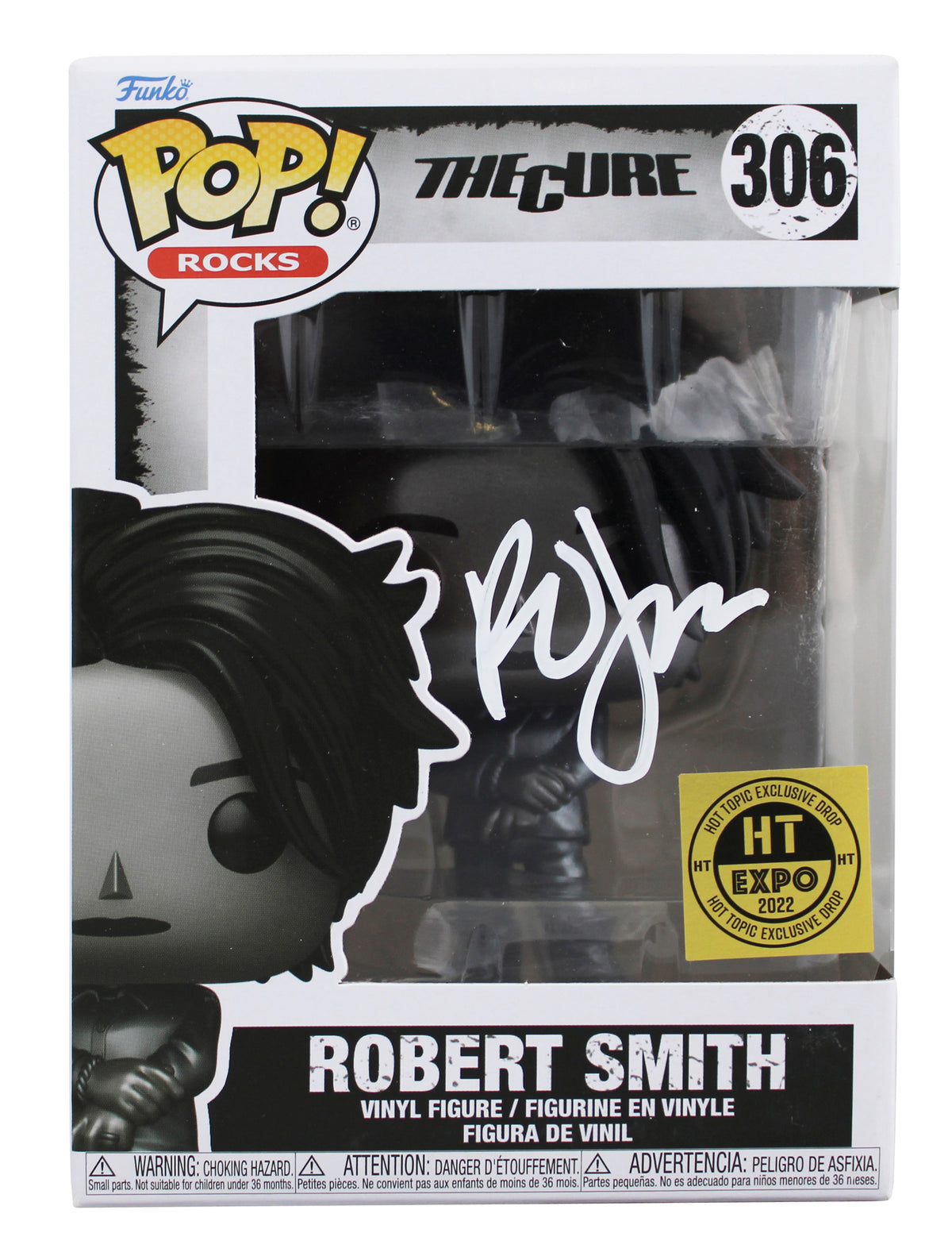 Robert Smith The Cure Signed #306 HT Ex Drop Funko Pop Vinyl Figure BAS #BN74258