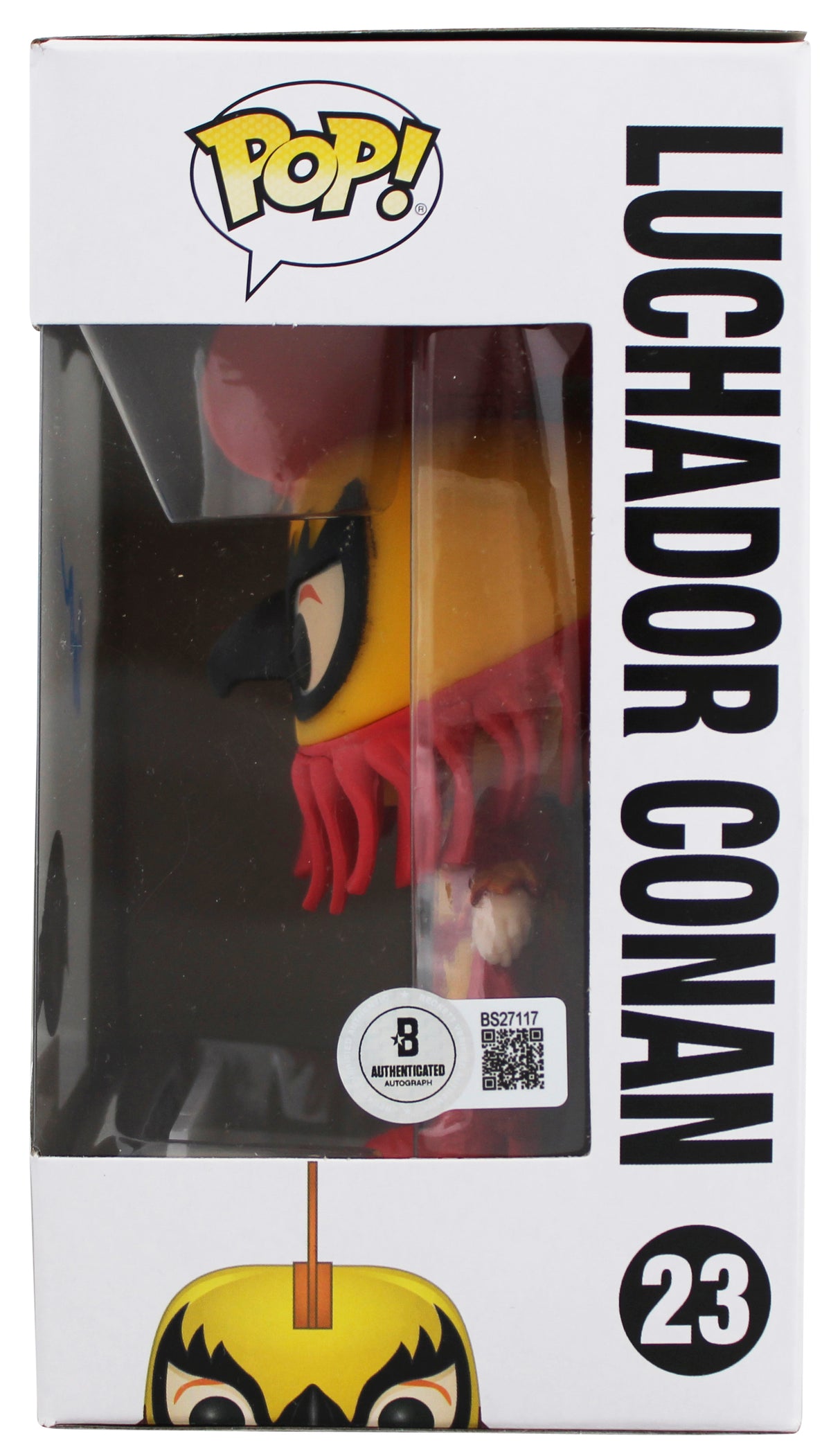 Conan O'Brien Signed Luchador Conan #23 Funko Pop Vinyl Figure BAS #BS27117