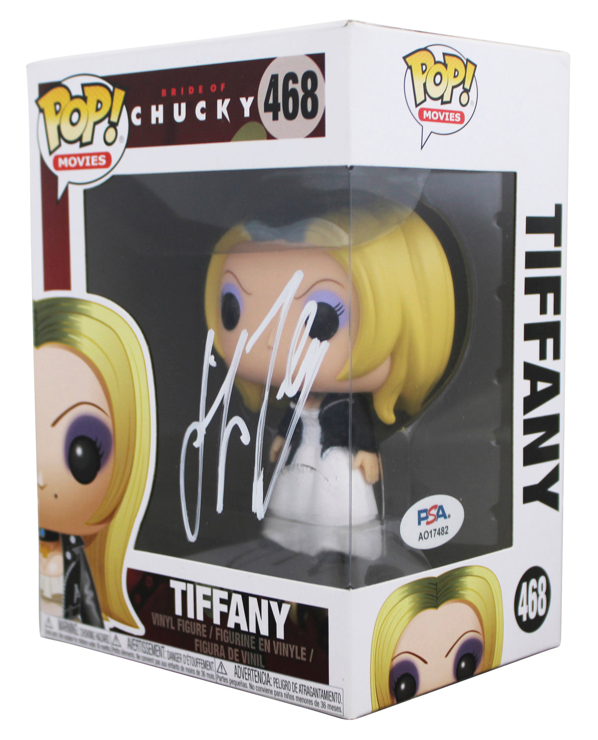Jennifer Tilly Bride of Chucky Signed #468 Funko Pop Figure PSA/DNA #AO17482