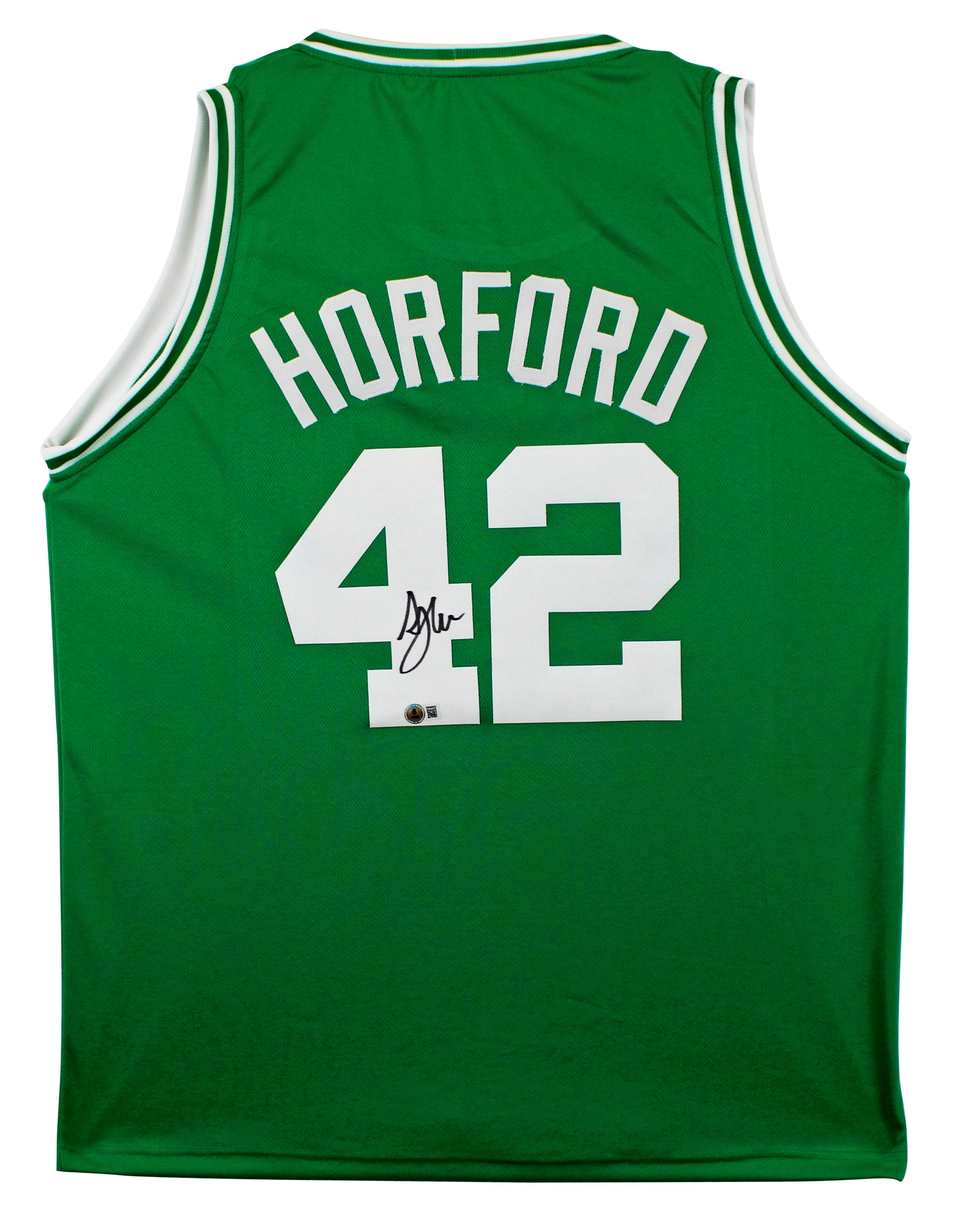 Al Horford Authentic Signed Green Pro Style Jersey Autographed BAS Witnessed