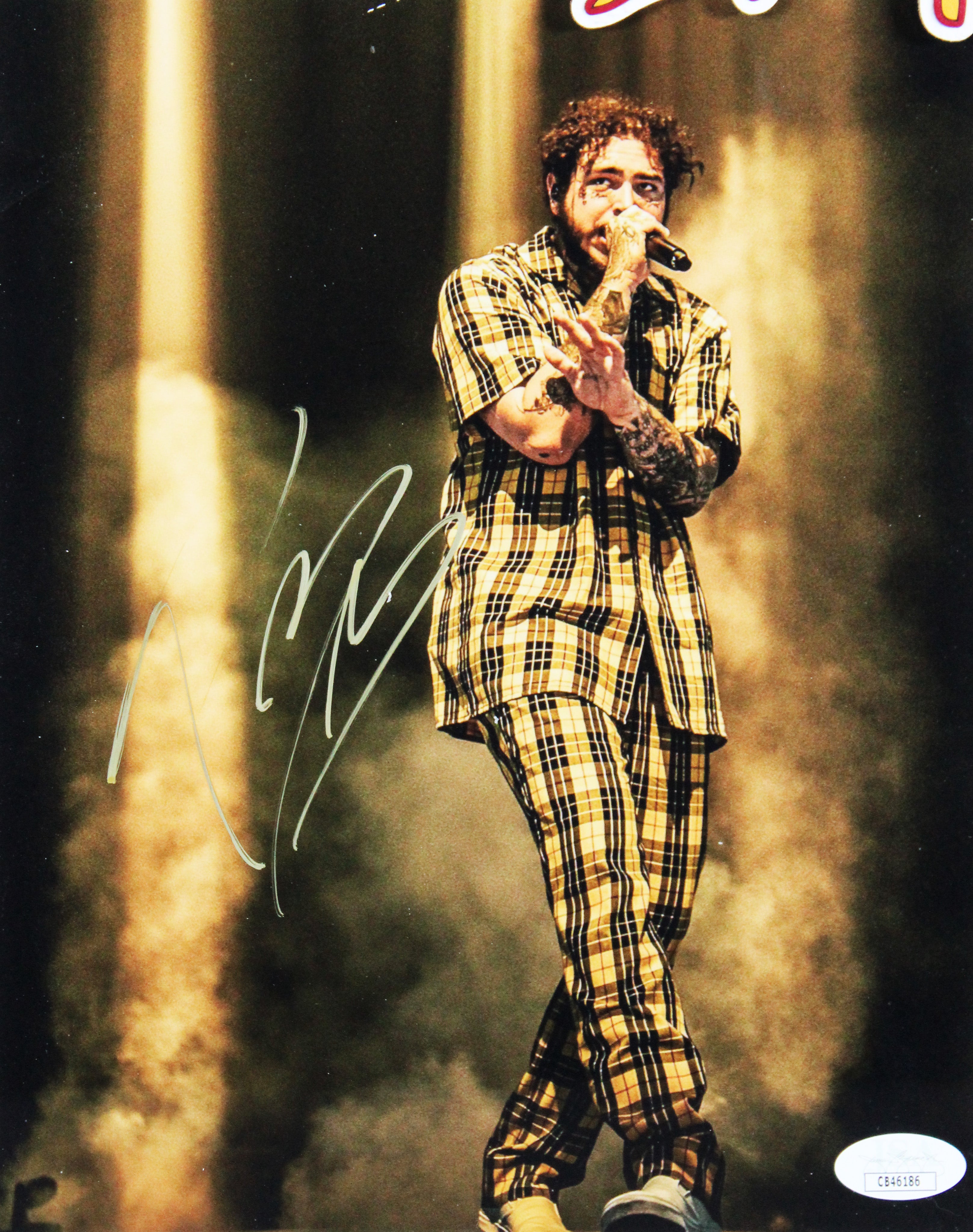 Post Malone Authentic Signed 8x10 Framed Photo Autographed JSA #CB46186