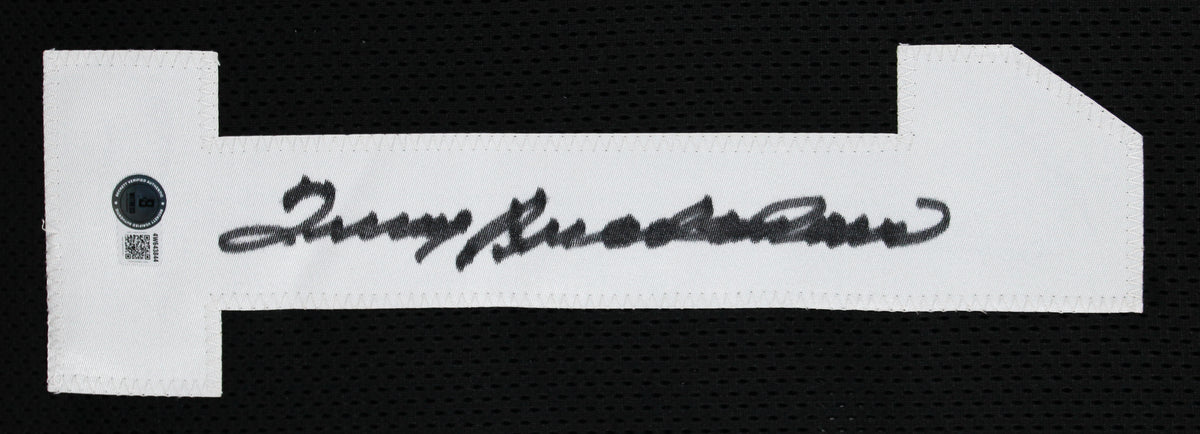 Terry Bradshaw Authentic Signed Black Pro Style Framed Jersey BAS Witnessed