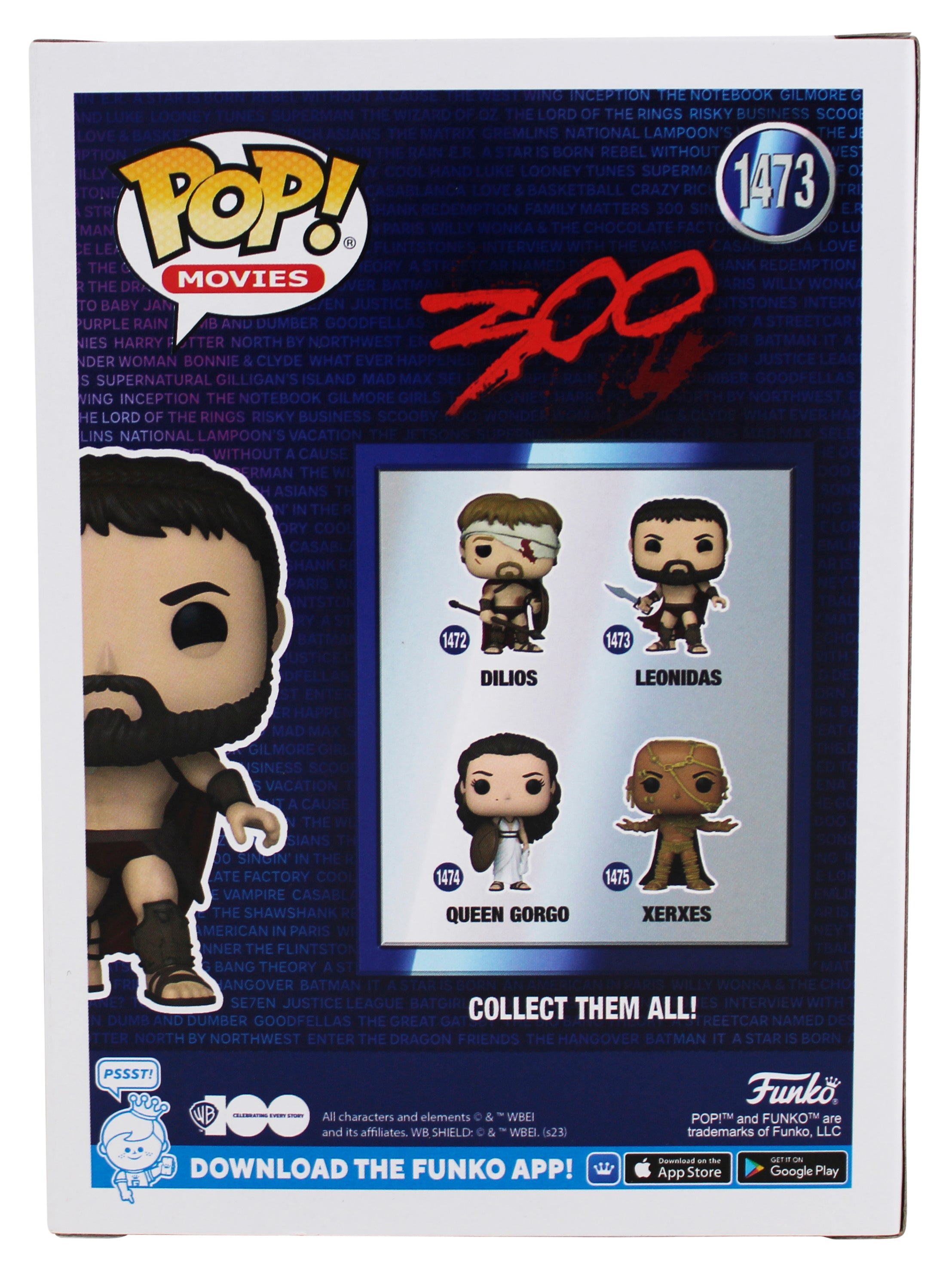 Gerard Butler 300 Signed Leonidas #1473 Funko Pop Vinyl Figure BAS #BR25888