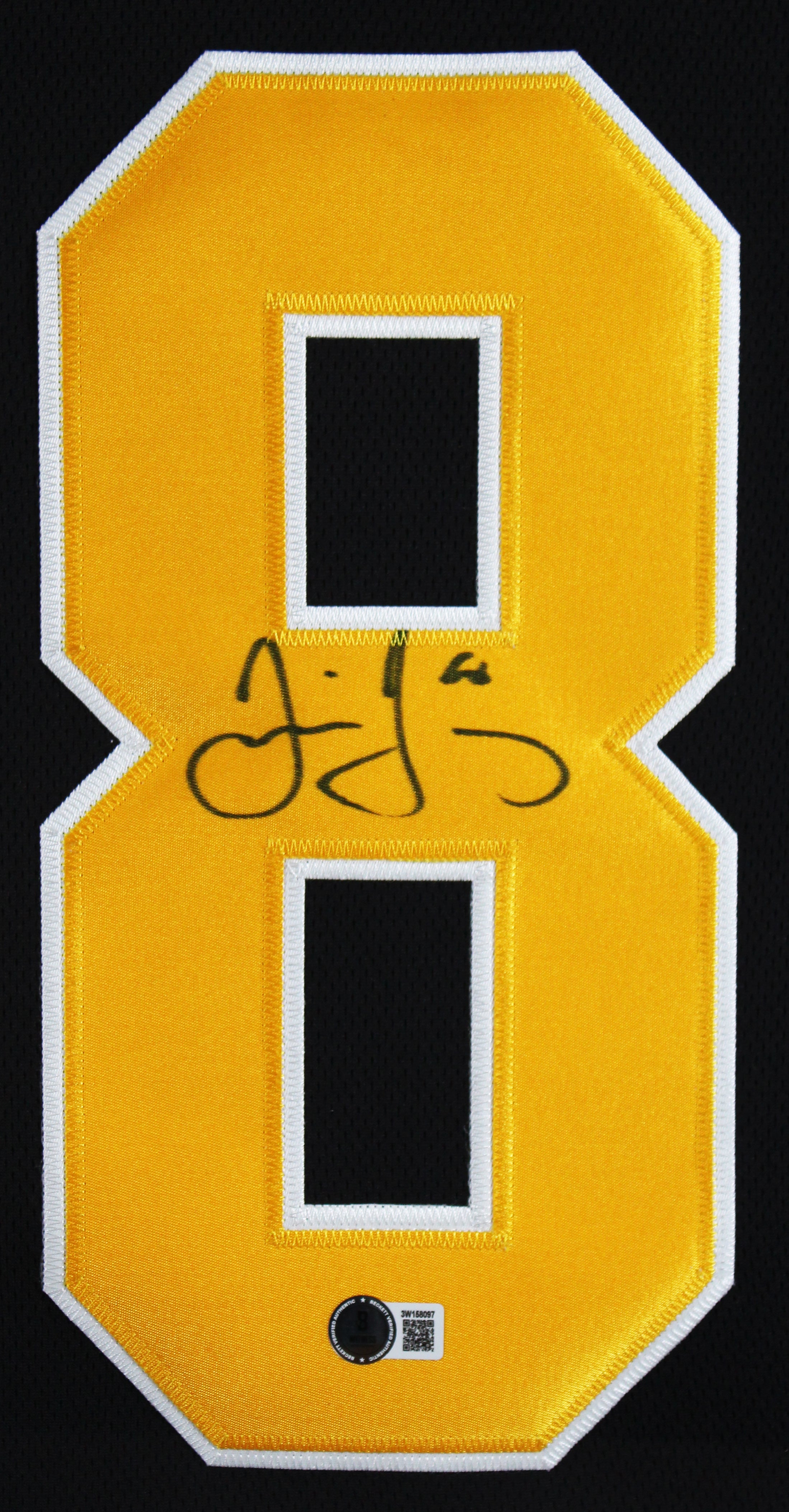 Penguins Jaromir Jagr Signed Black Fanatics Breakaway Framed Jersey BAS Witness