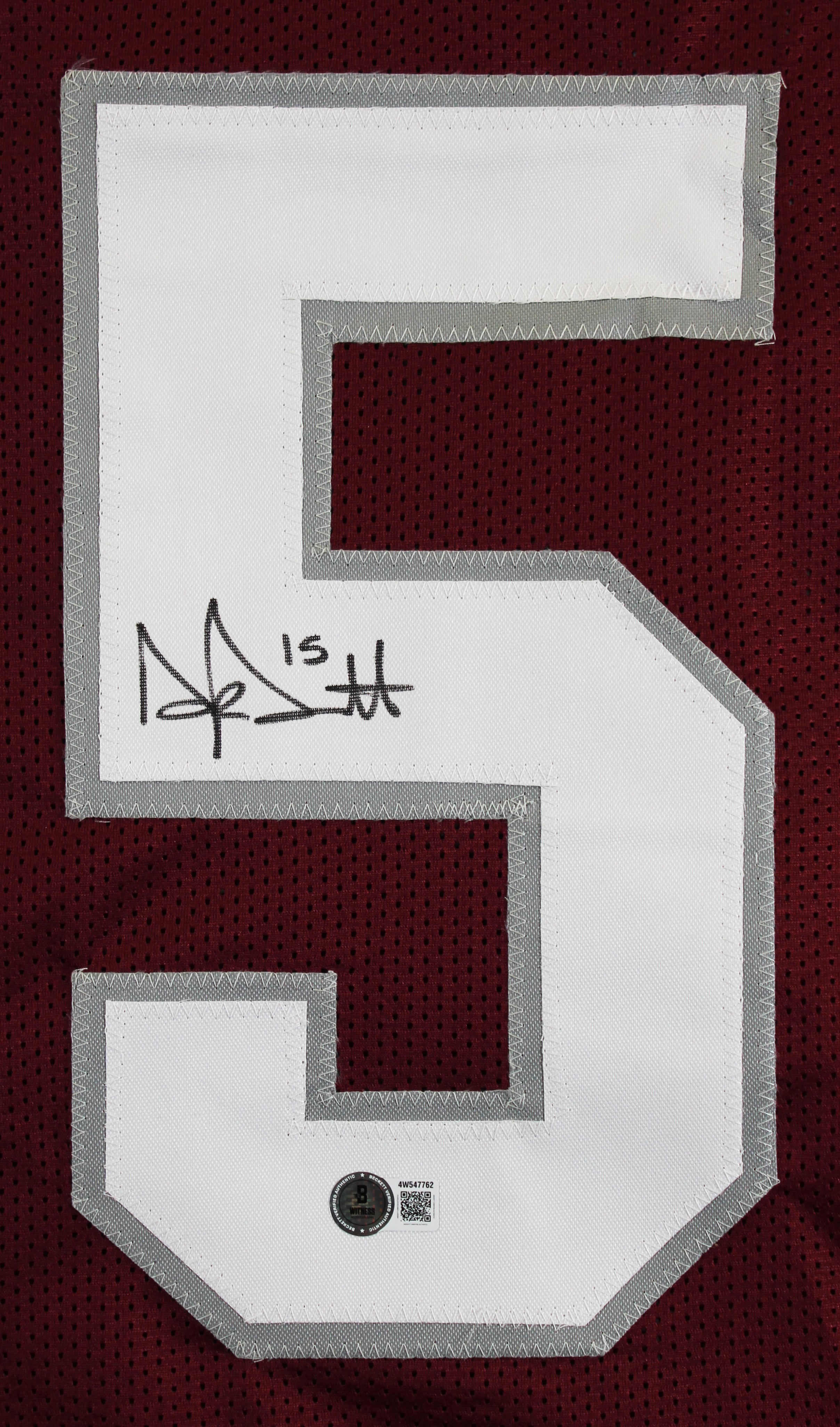 Mississippi State Dak Prescott Signed Maroon Pro Style Jersey BAS Witnessed