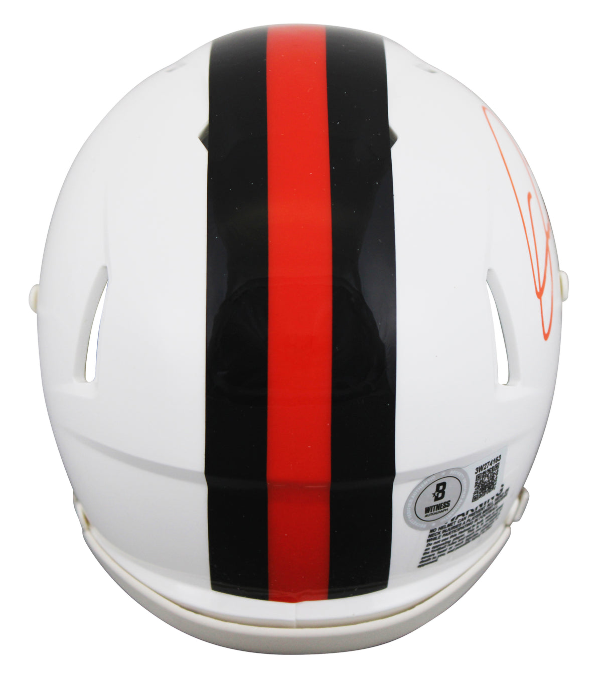 Browns Quinshon Judkins Signed 2023 On-Field Alt Speed Mini Helmet BAS #3W274163