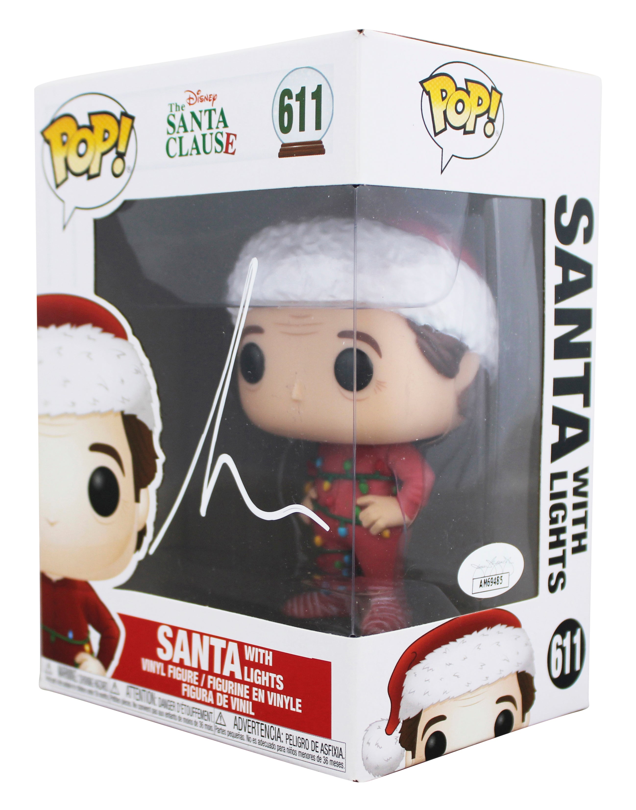 Tim Allen The Santa Clause Signed Santa #611 Funko Pop Vinyl Figure JSA #AM69485