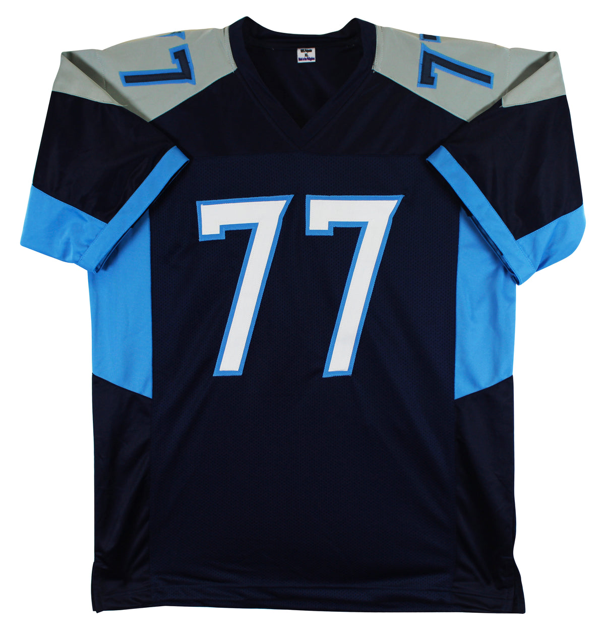 Taylor Lewan Authentic Signed Navy Blue Pro Style Jersey Autographed BAS Witness