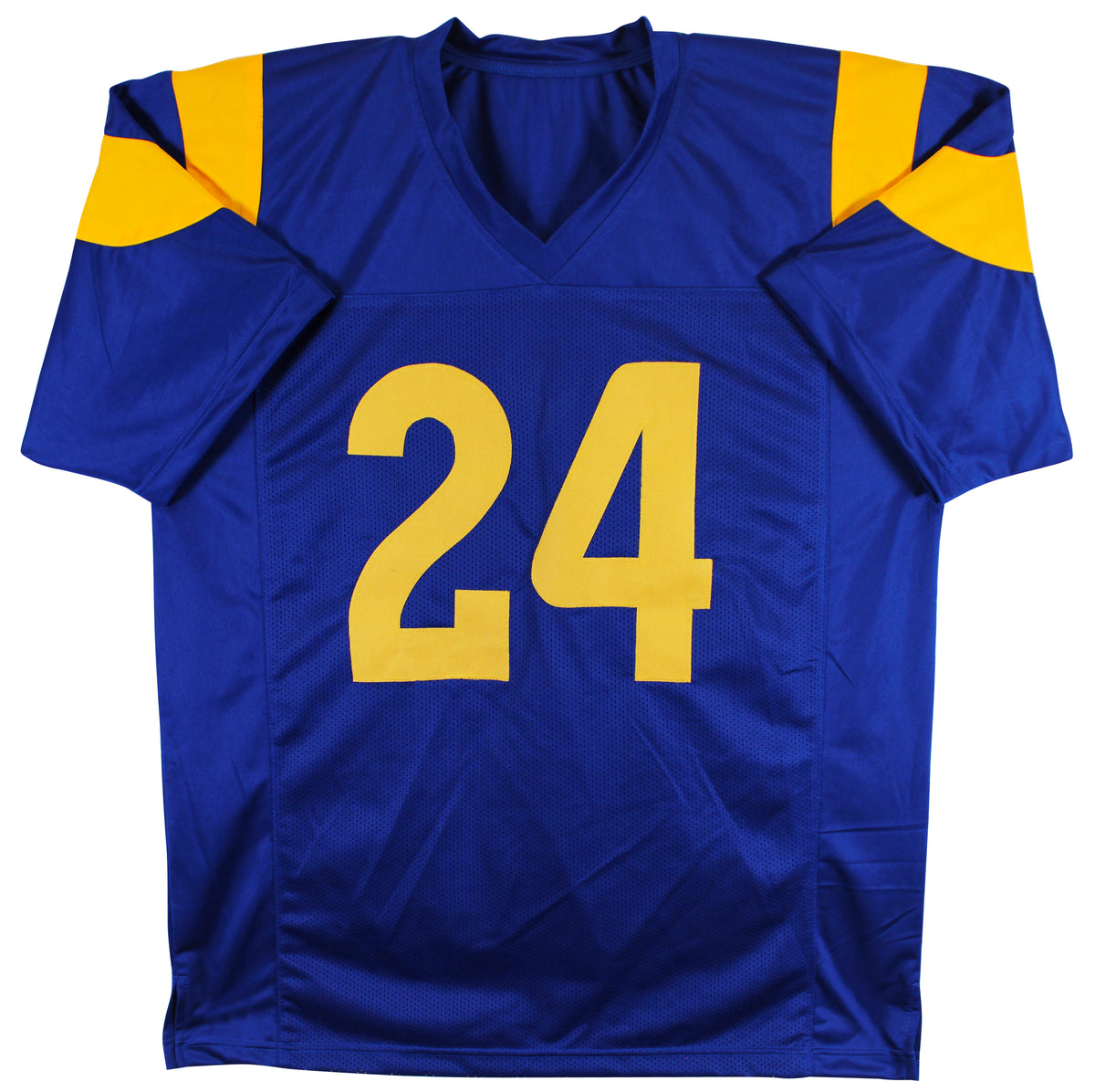 Blake Corum Authentic Signed Blue Pro Style Jersey Autographed BAS Witnessed