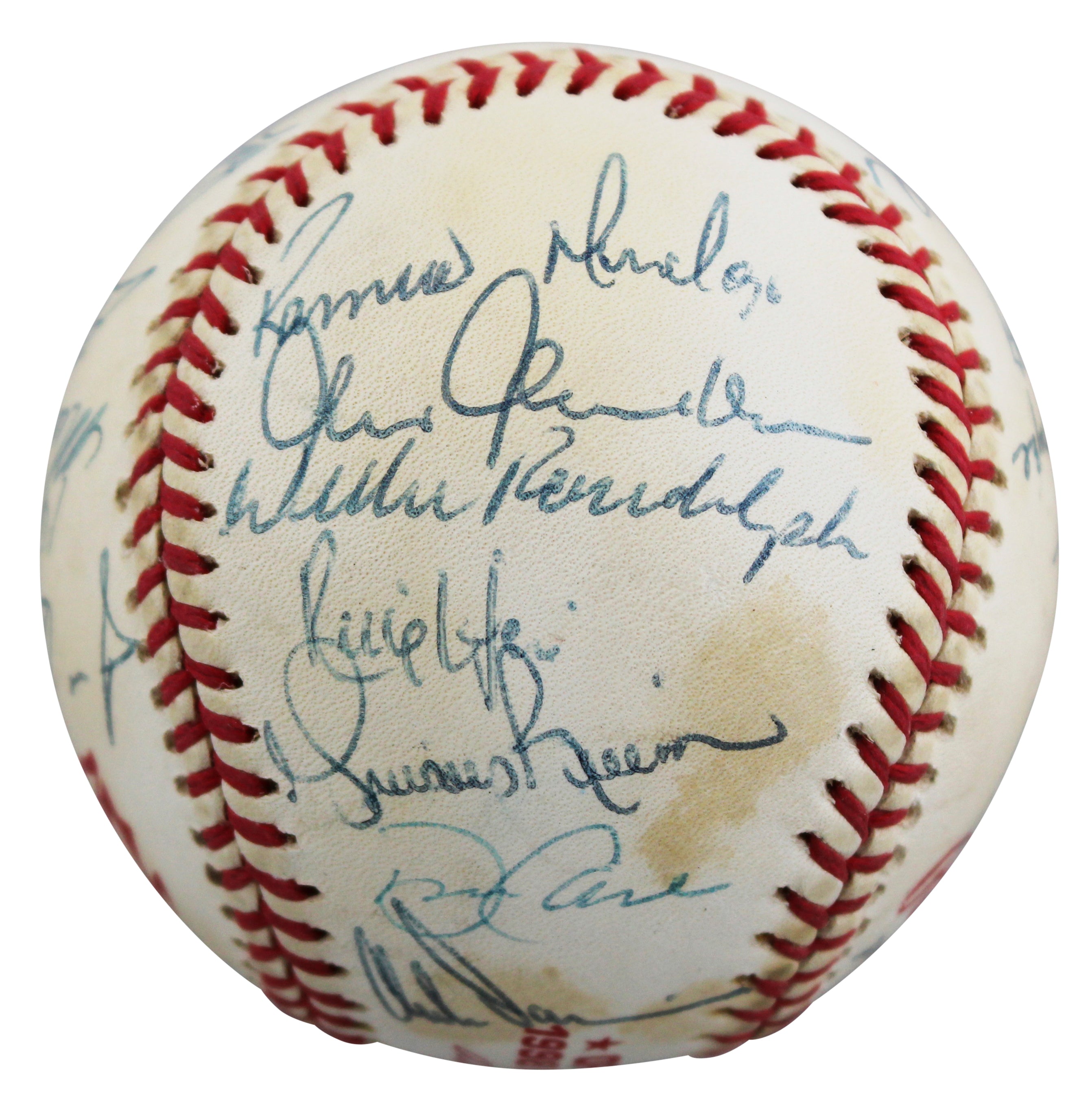 Yankees (26) Torre, Rivera, Raines Signed WS Logo OML Baseball BAS #AE64057