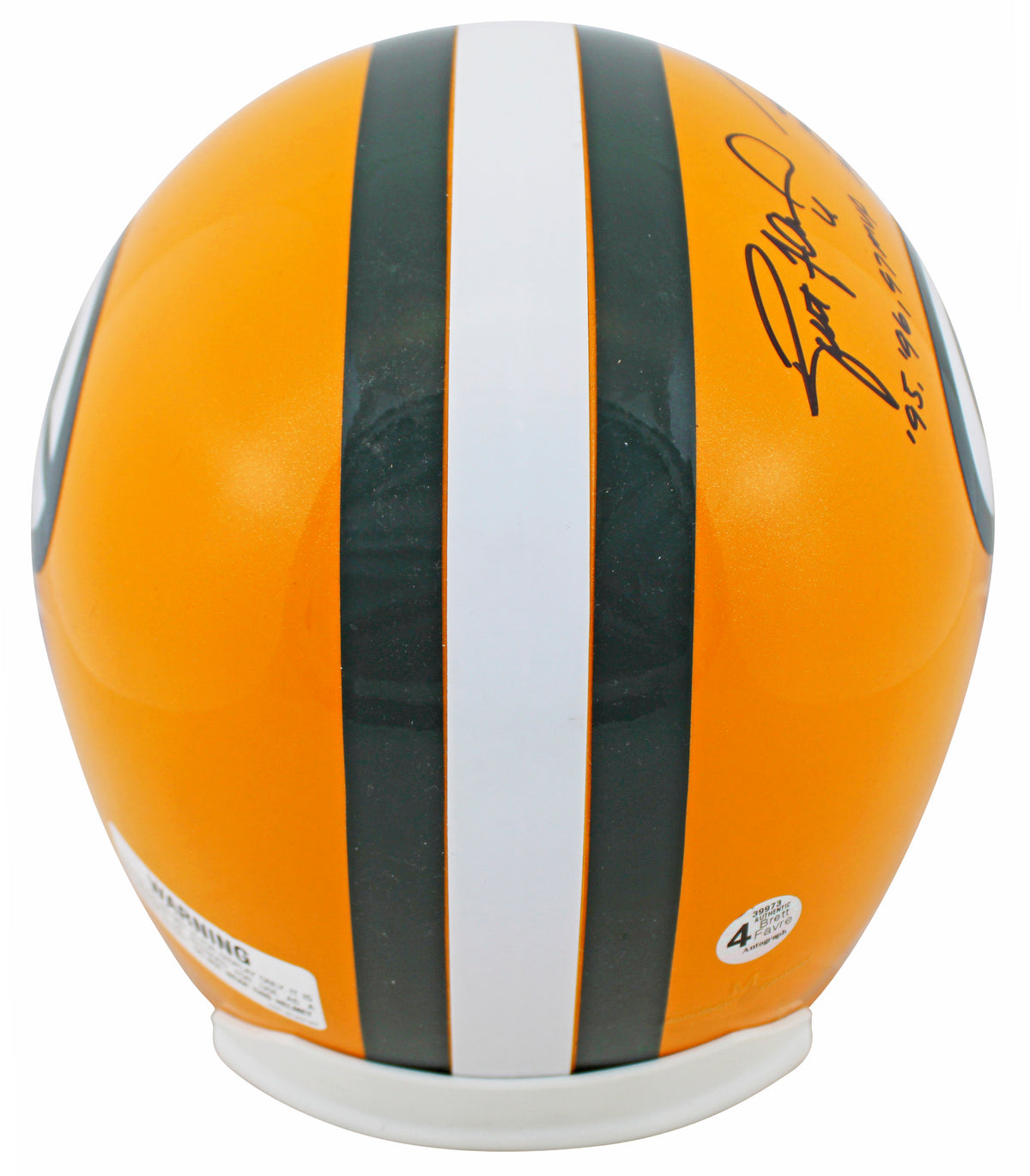Packers (3) Favre, Starr, Rodgers Signed Full Size Rep Helmet PSA/DNA #AQ07688