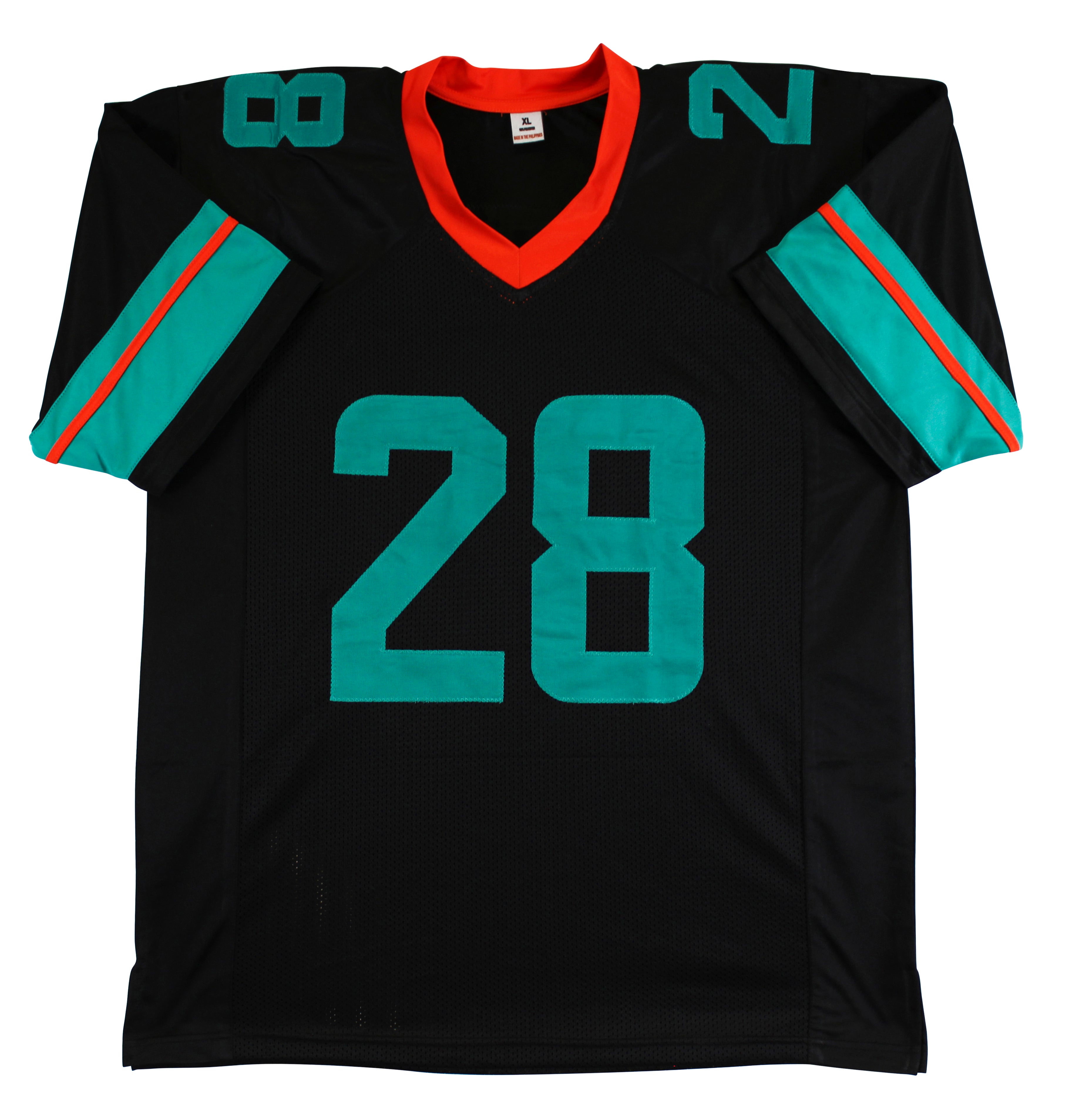 De'Von Achane Signed 2025 Rivalries Black Pro Style Jersey BAS Witnessed