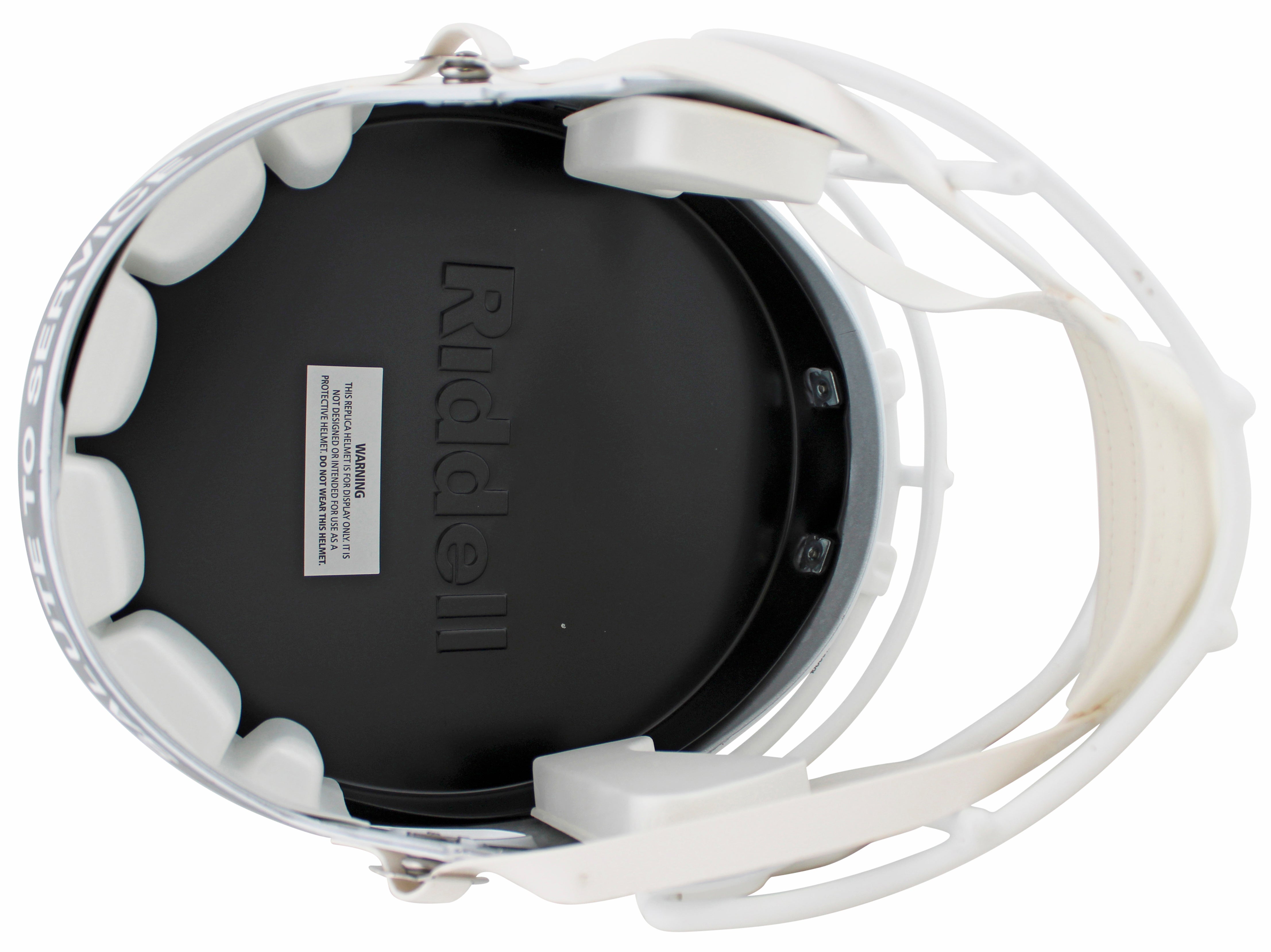 Falcons Deion Sanders Signed Salute To Service III F/S Speed Rep Helmet BAS Wit