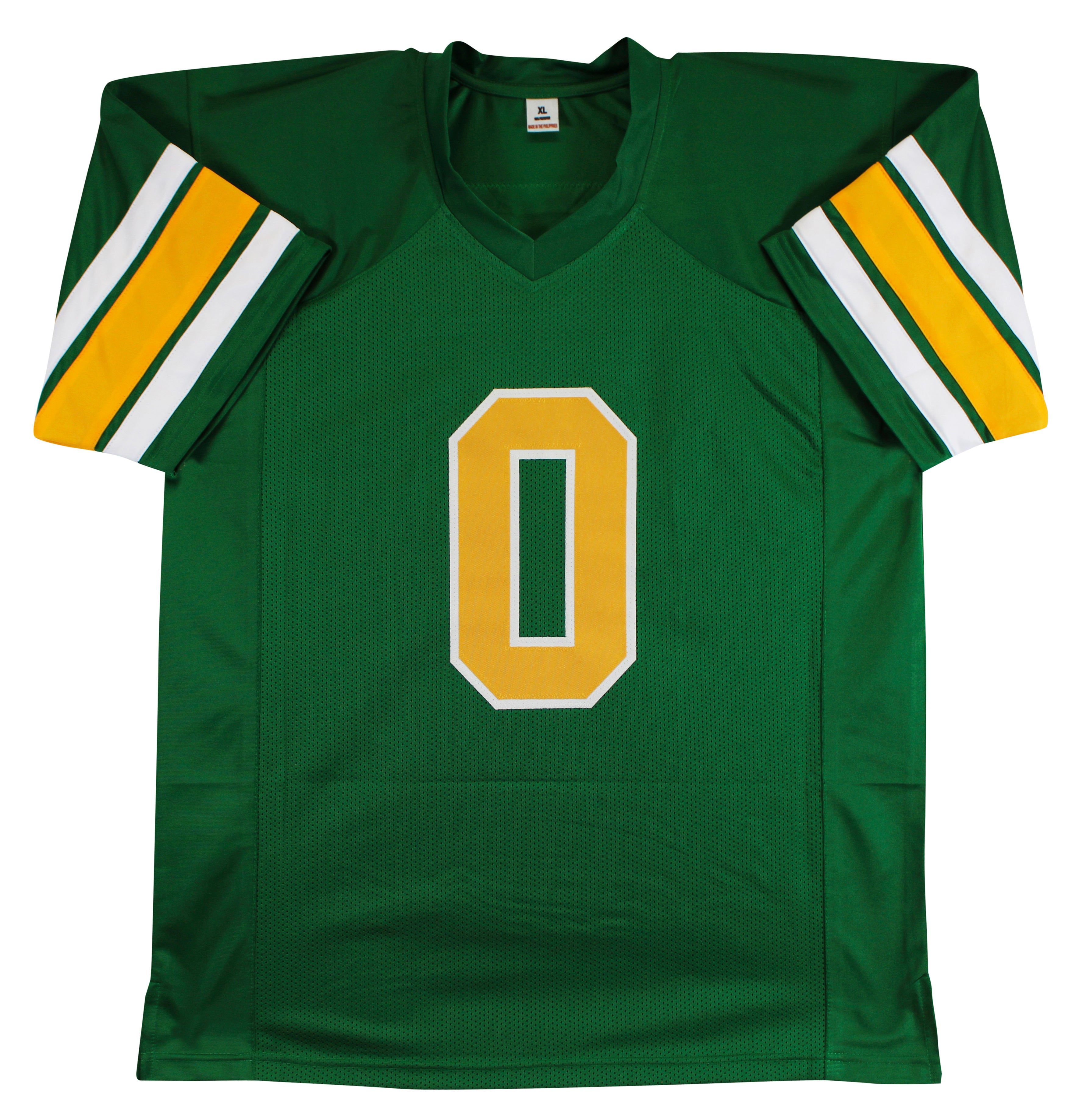 Oregon Bucky Irving Authentic Signed Green Pro Style Jersey BAS Witnessed