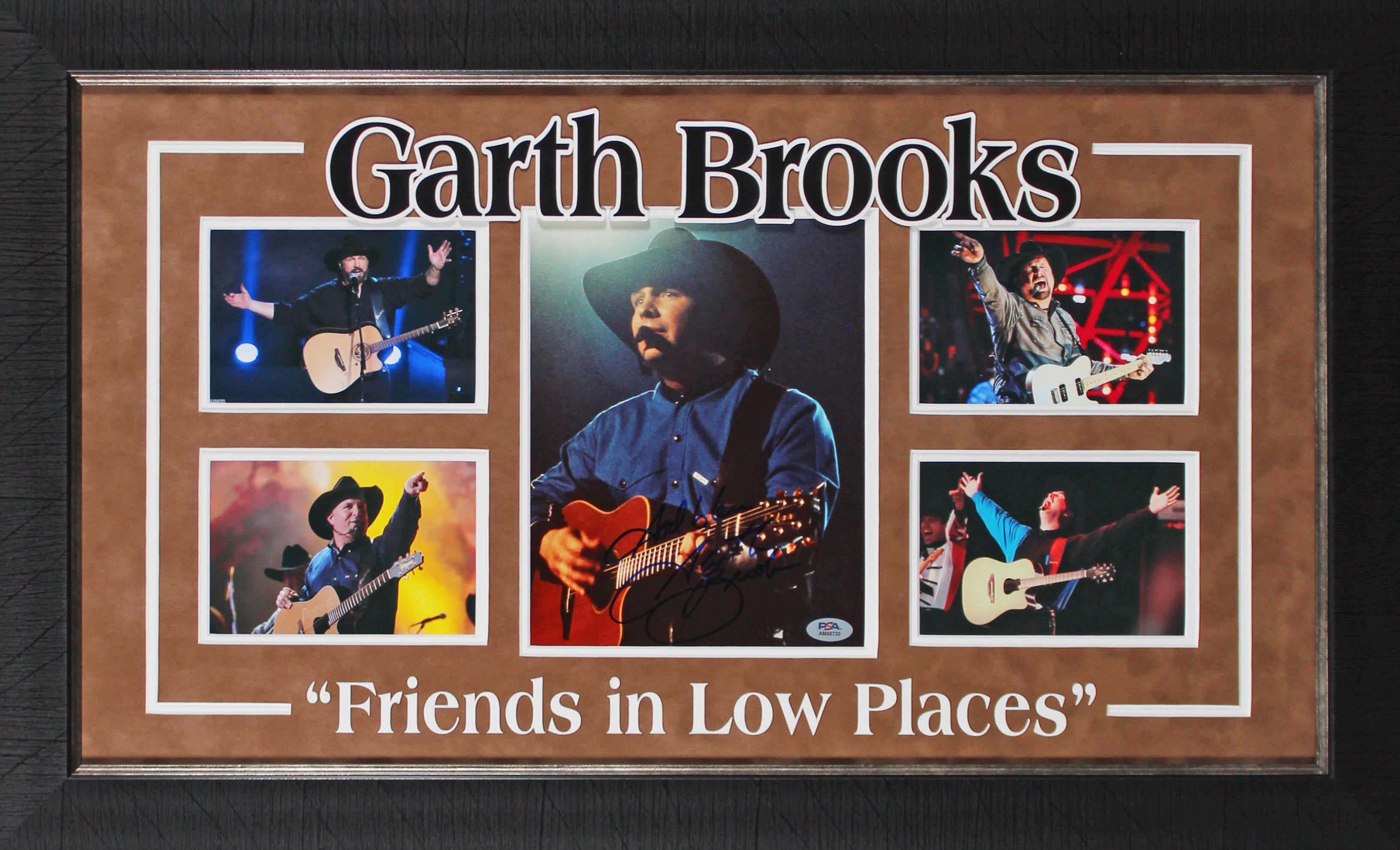 Garth Brooks "God Bless" Authentic Signed 8x10 Framed Photo PSA/DNA #AM88720