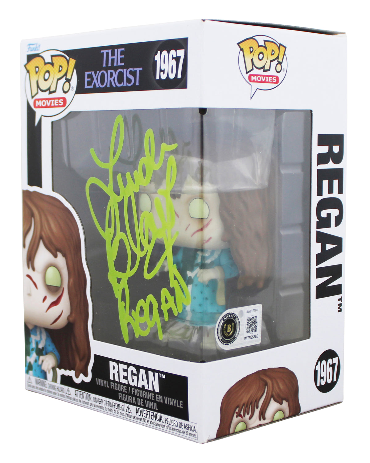 Linda Blair The Exorcist "Regan" Signed Regan #1967 Funko Pop Vinyl Figure BAS