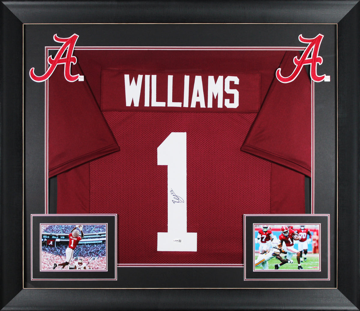 Alabama Ryan Coleman-Williams Signed Maroon Pro Style Framed Jersey JSA