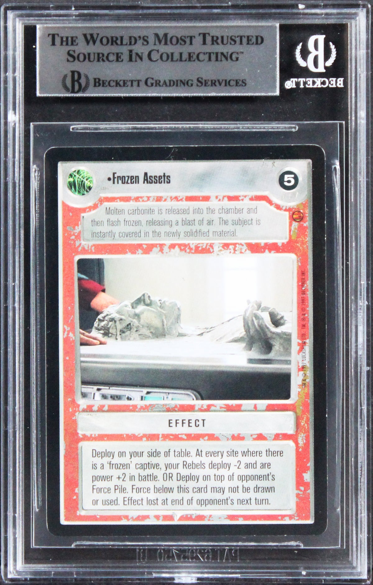 Star Wars (3) Kershner, Kurtz & Kazanjian Signed 1997 SW CC #89 Card BAS Slabbed