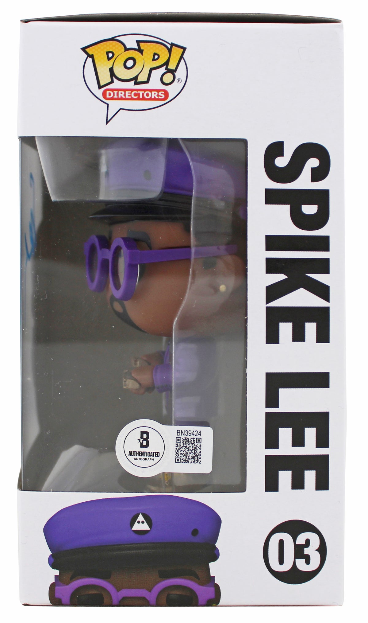 Spike Lee Authentic Signed Director #03 Funko Pop Vinyl Figure w/ Blue Sig BAS