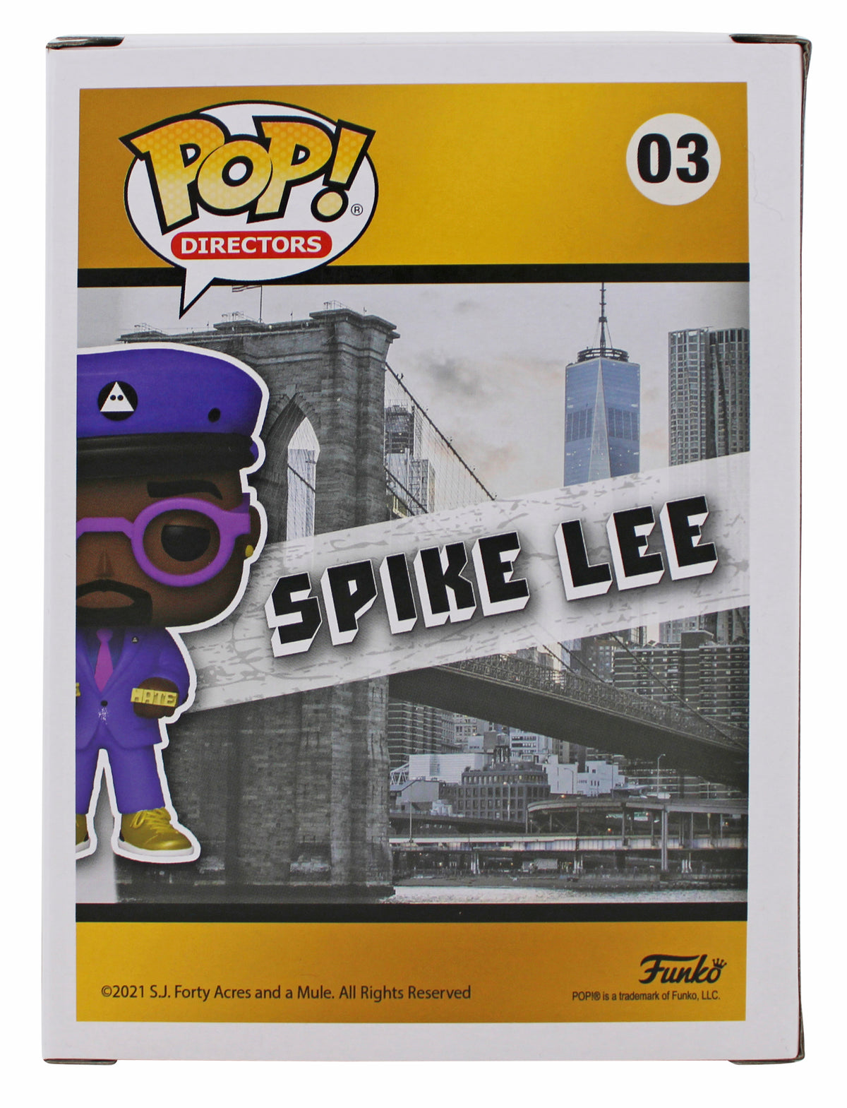 Spike Lee Authentic Signed Director #03 Funko Pop Vinyl Figure w/ Blue Sig BAS