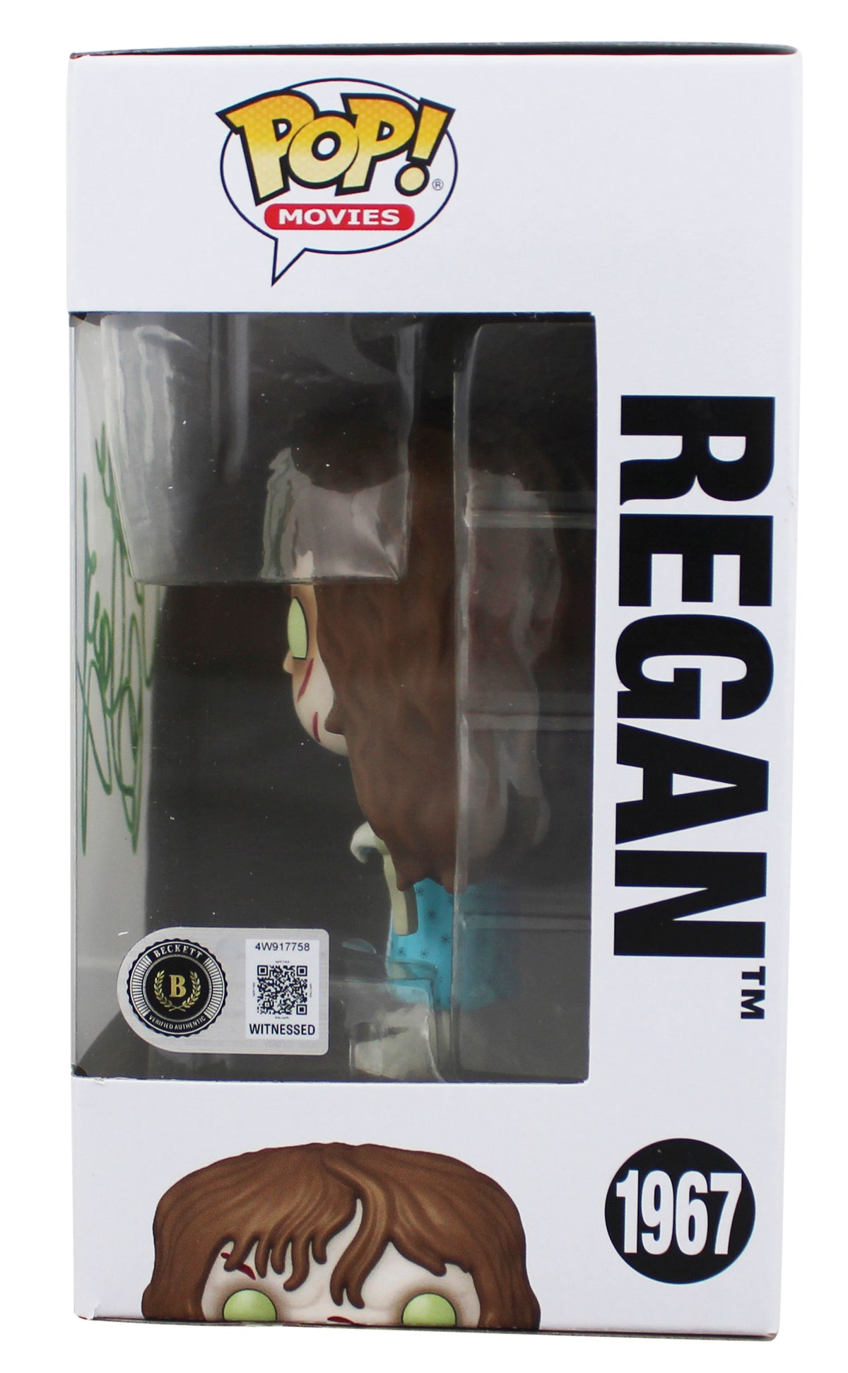 Linda Blair The Exorcist Signed Regan #1967 Funko Pop Figure BAS Wit #4W917758