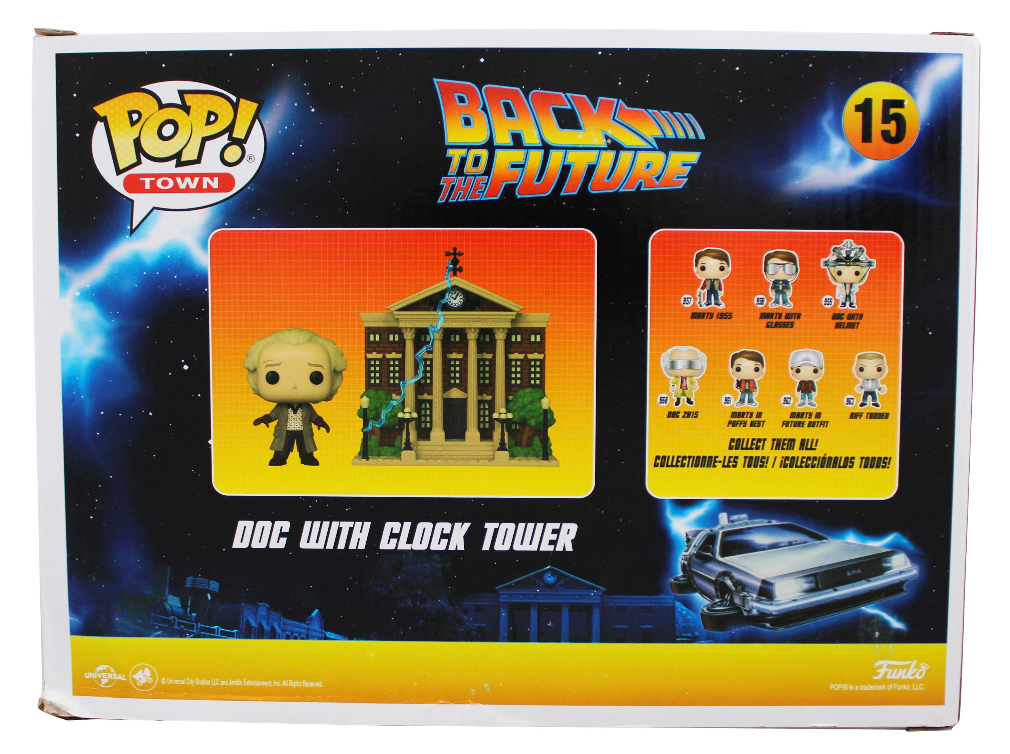 Christopher Lloyd Back To The Future Signed #15 Funko Pop Figure BAS #X15648