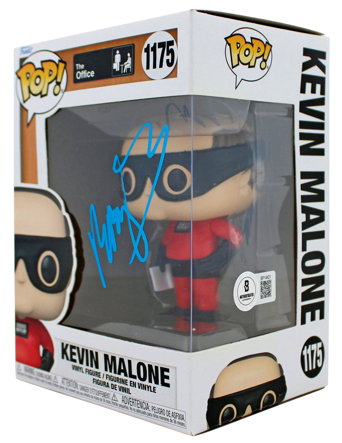 Brian Baumgartner The Office Authentic Signed #1175 Funko Pop Vinyl Figure BAS