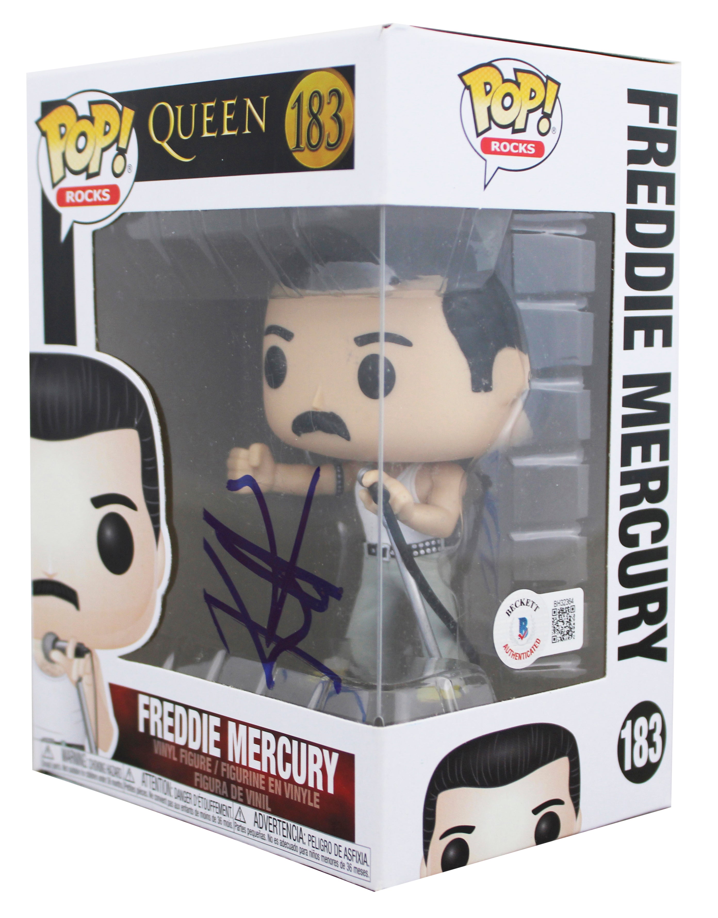 Rami Malek Bohemian Rhapsody Signed #183 Funko Pop Vinyl Figure BAS #BH32364