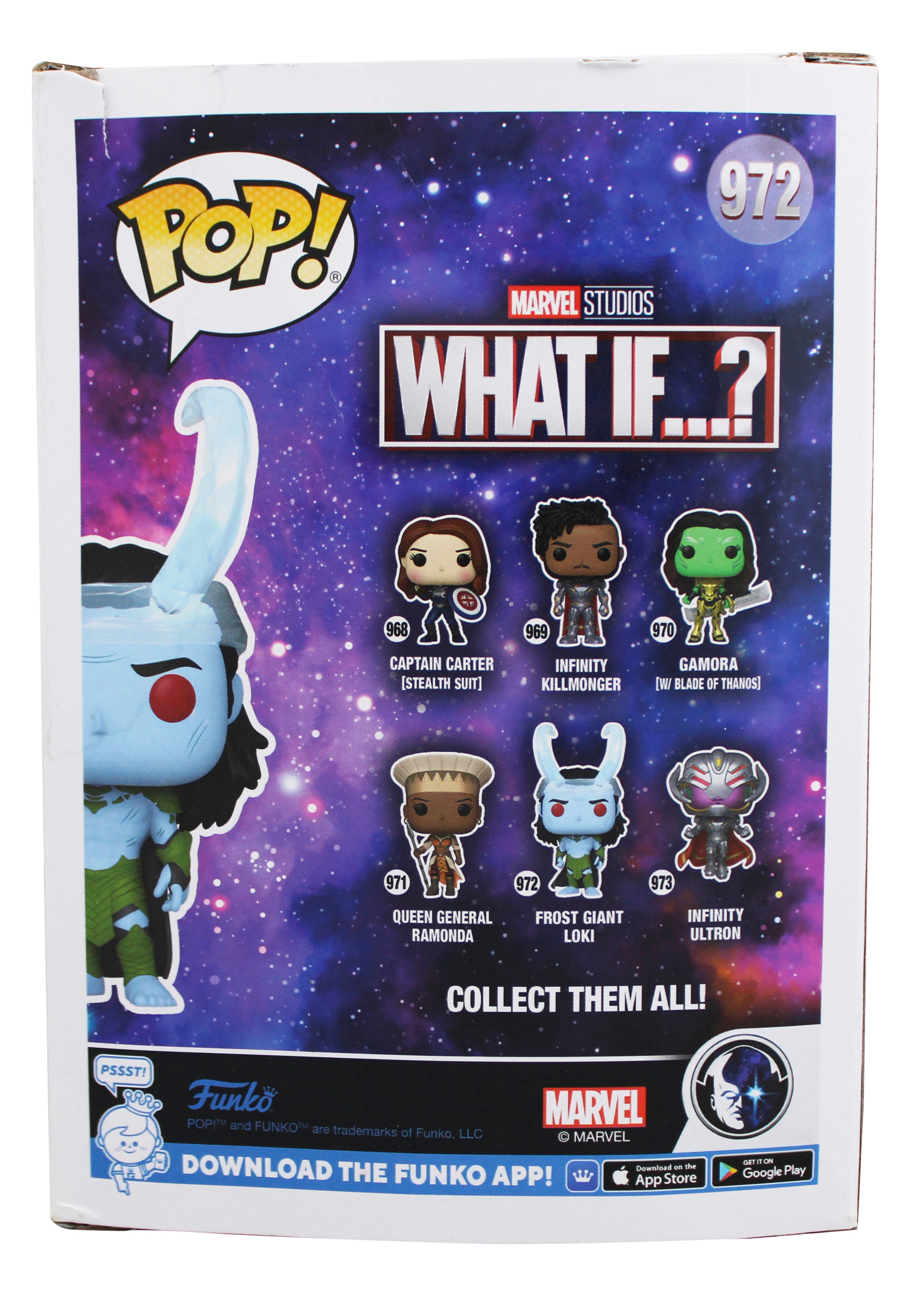 Matt Damon Thor Ragnarok Signed Loki #972 Funko Pop Vinyl Figure BAS #BK12174