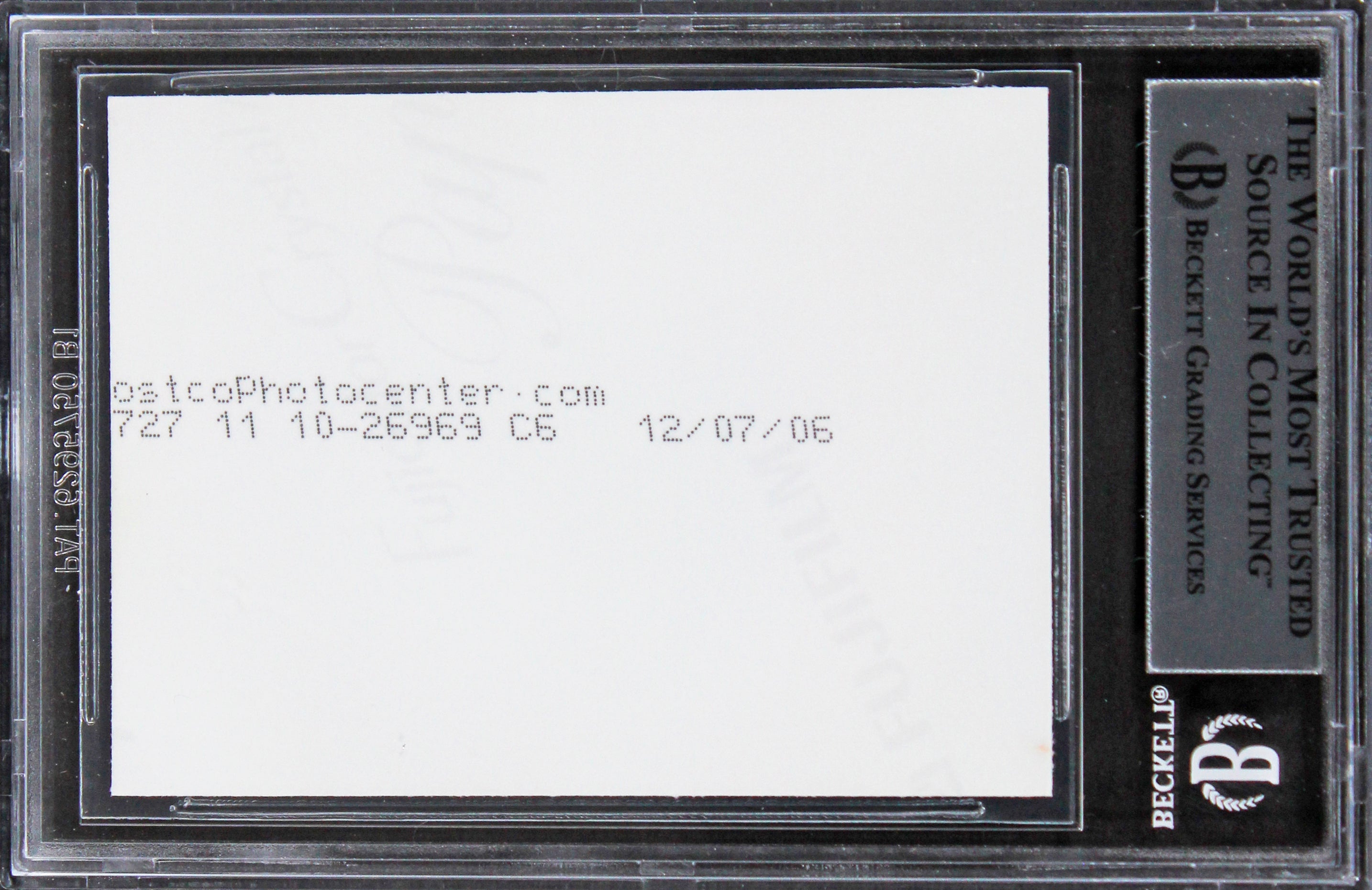 Ralph McQuarrie Star Wars Authentic Signed Custom Trading Card BAS Slabbed 3