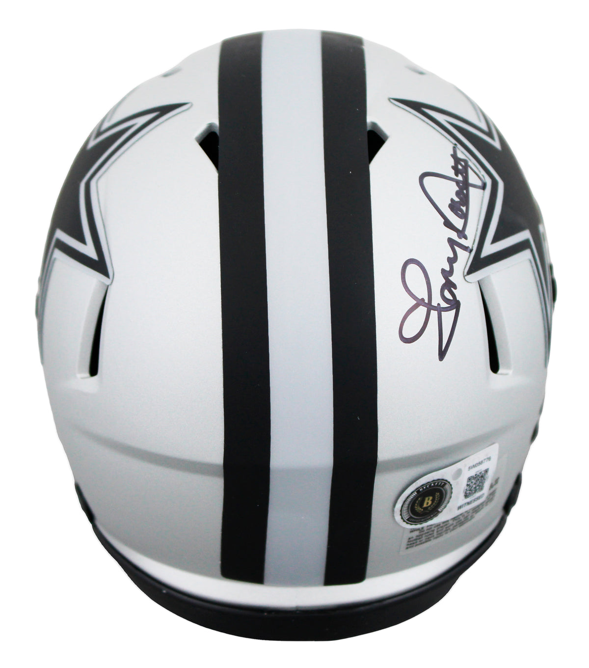 Cowboys Tony Dorsett Signed Rave Speed Mini Helmet W/ Case BAS Witnessed 2