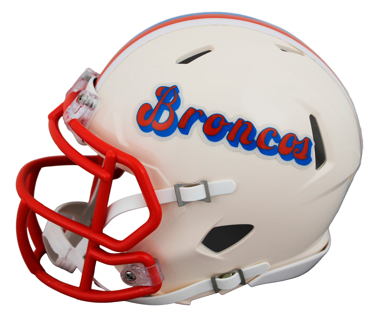 Broncos Champ Bailey Authentic Signed Retro Speed Mini Helmet BAS Witnessed
