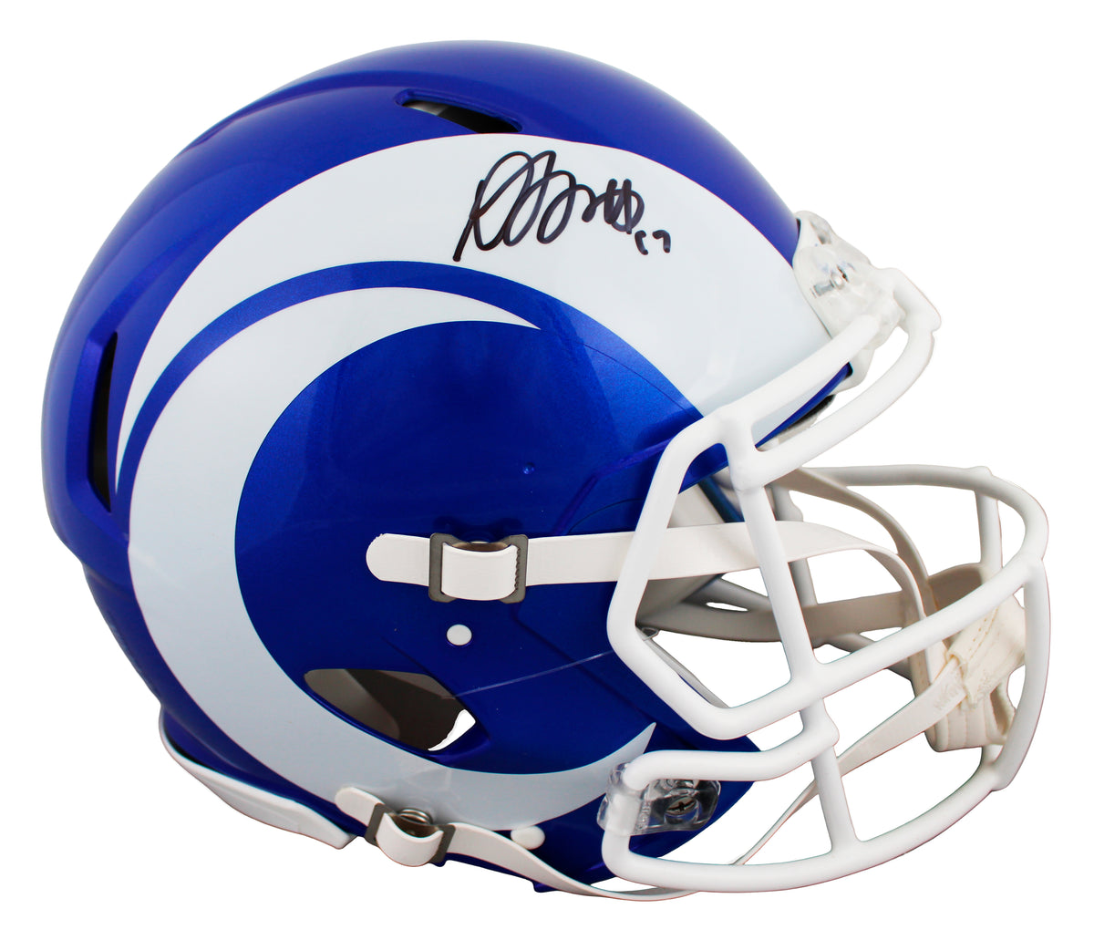 Rams Davante Adams Signed 2026 On-Field Alt Full Size Speed Proline Helmet JSA W