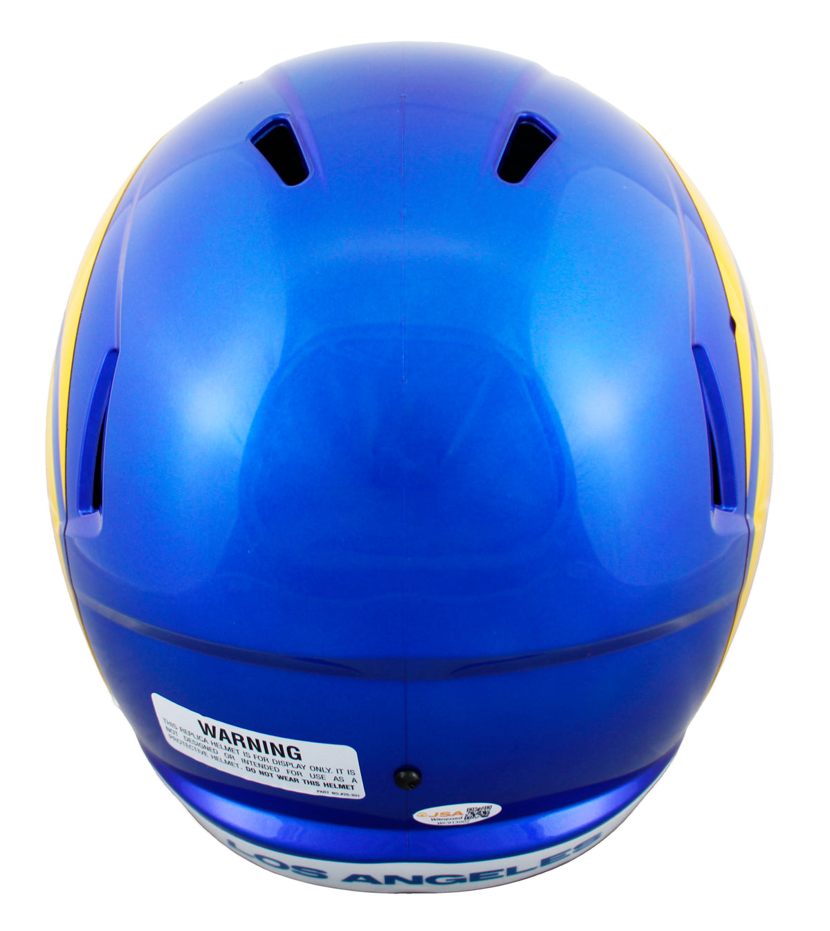 Rams Trent McDuffie Authentic Signed Full Size Speed Rep Helmet JSA Witness