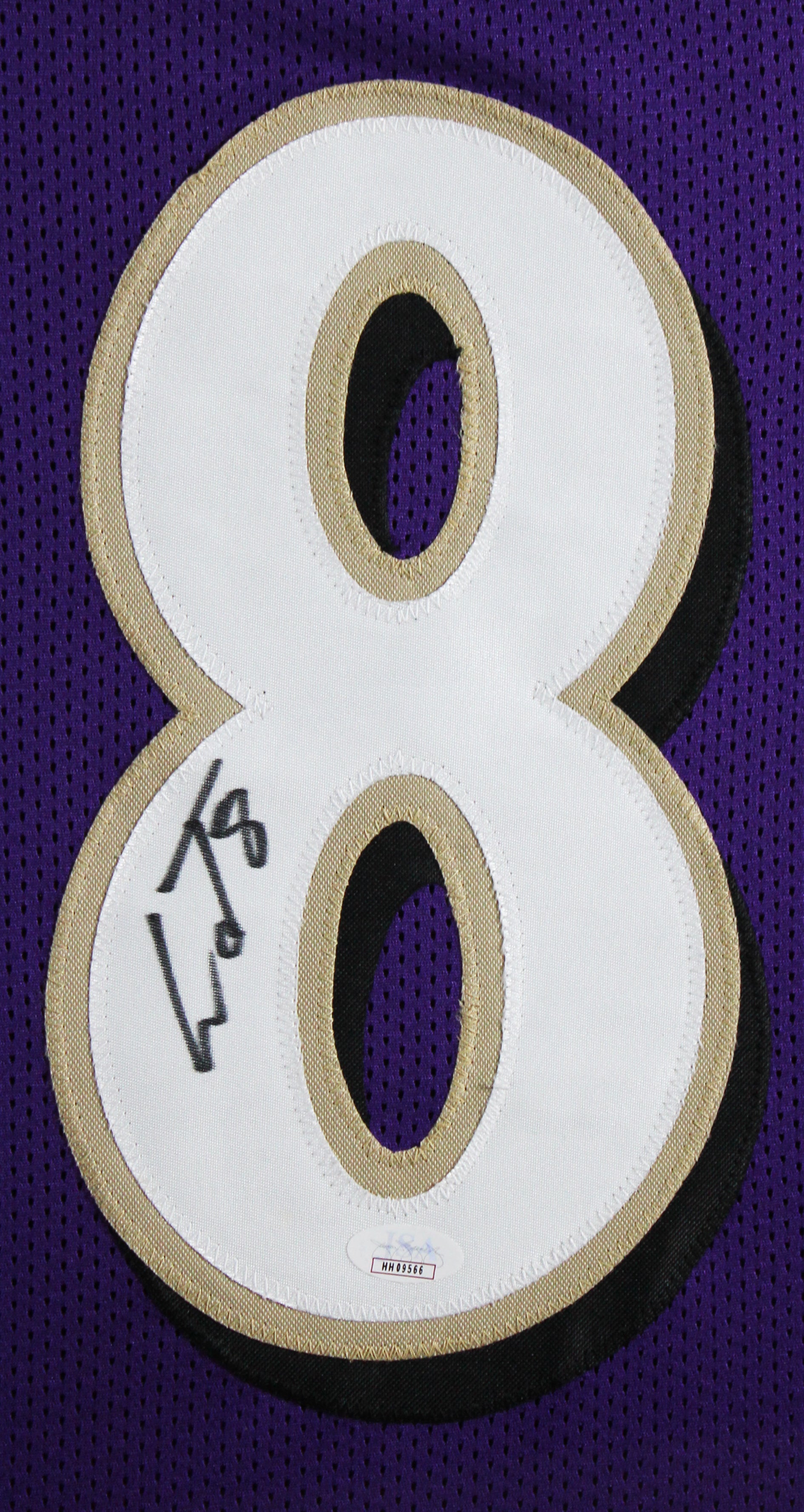 Lamar Jackson Authentic Signed Purple Pro Style Framed Jersey Autographed JSA