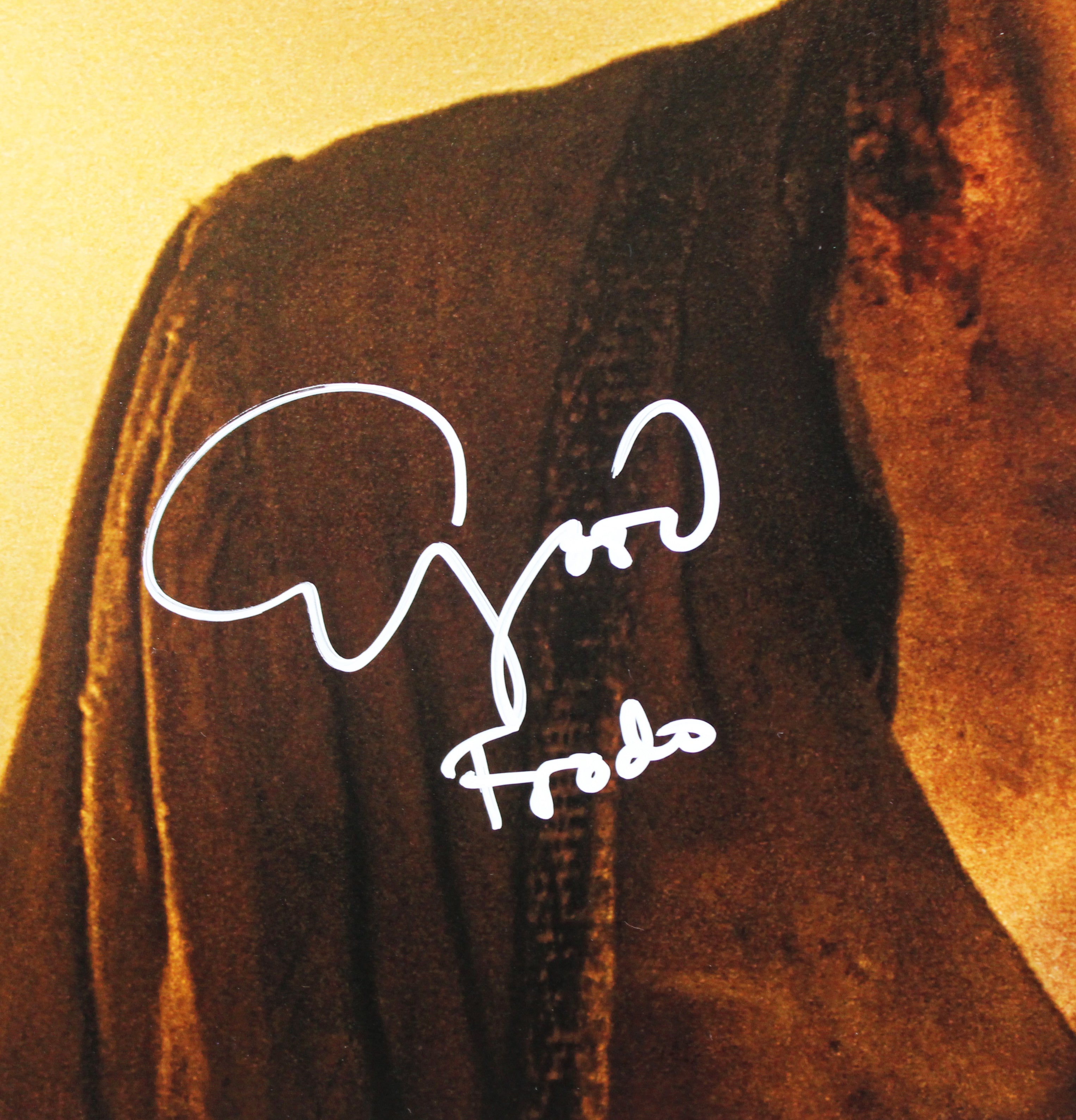 Elijah Wood Lord of the Rings "Frodo" Signed 16x20 Horizontal Photo BAS Wit 2