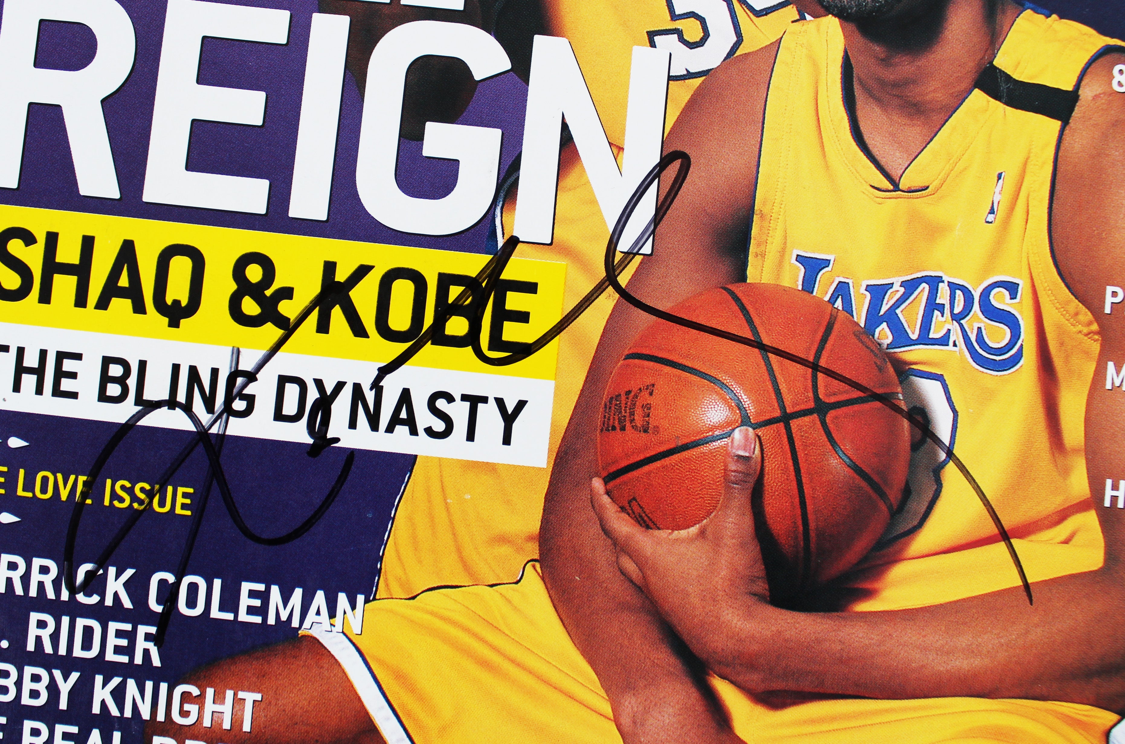 Lakers Kobe Bryant Authentic Signed 2000 Slam Magazine Autographed JSA #YY16939