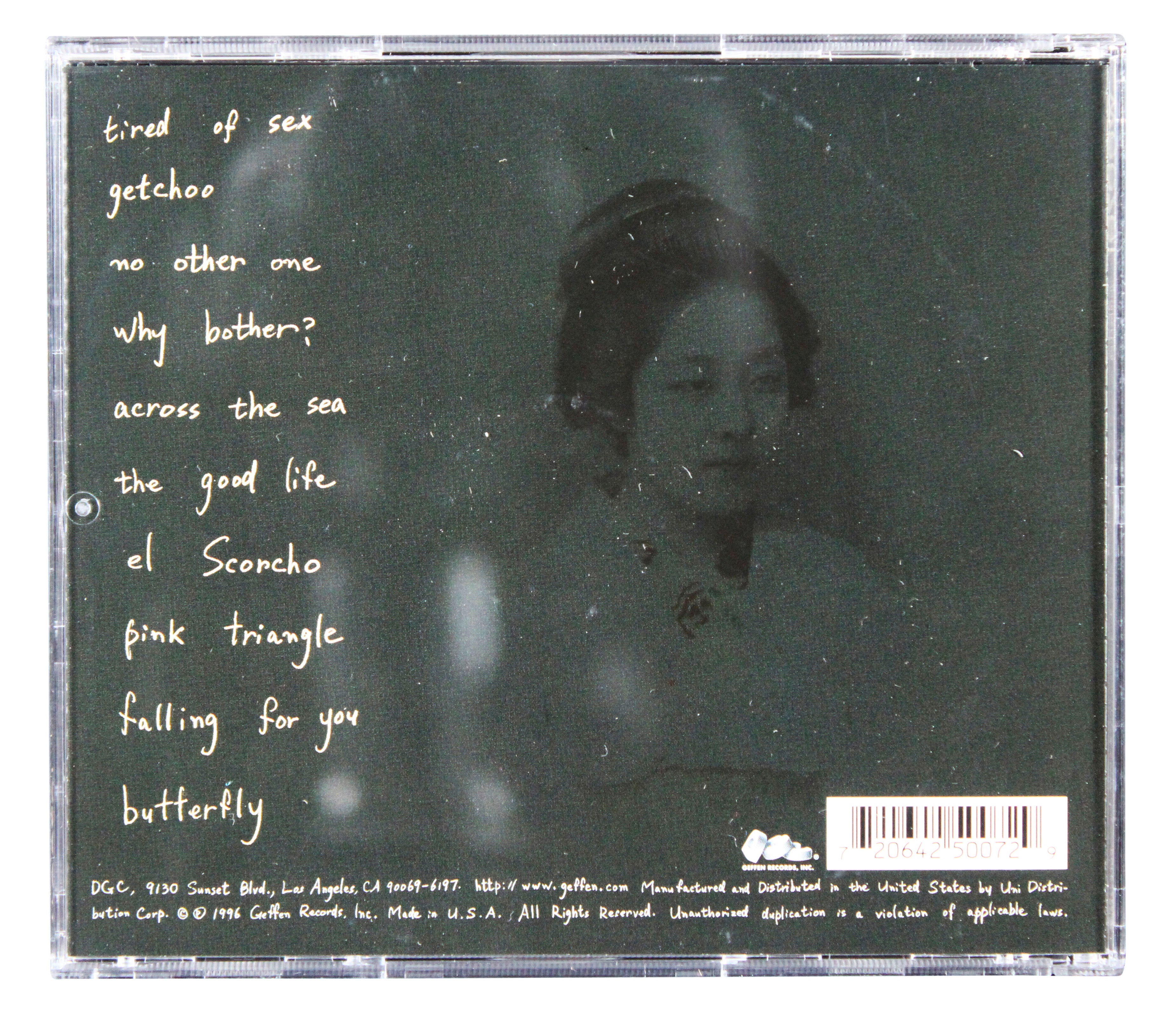 Weezer (4) Cuomo, Bell, Shriner & Wilson Signed Pinkerton CD Insert JSA #CL51502