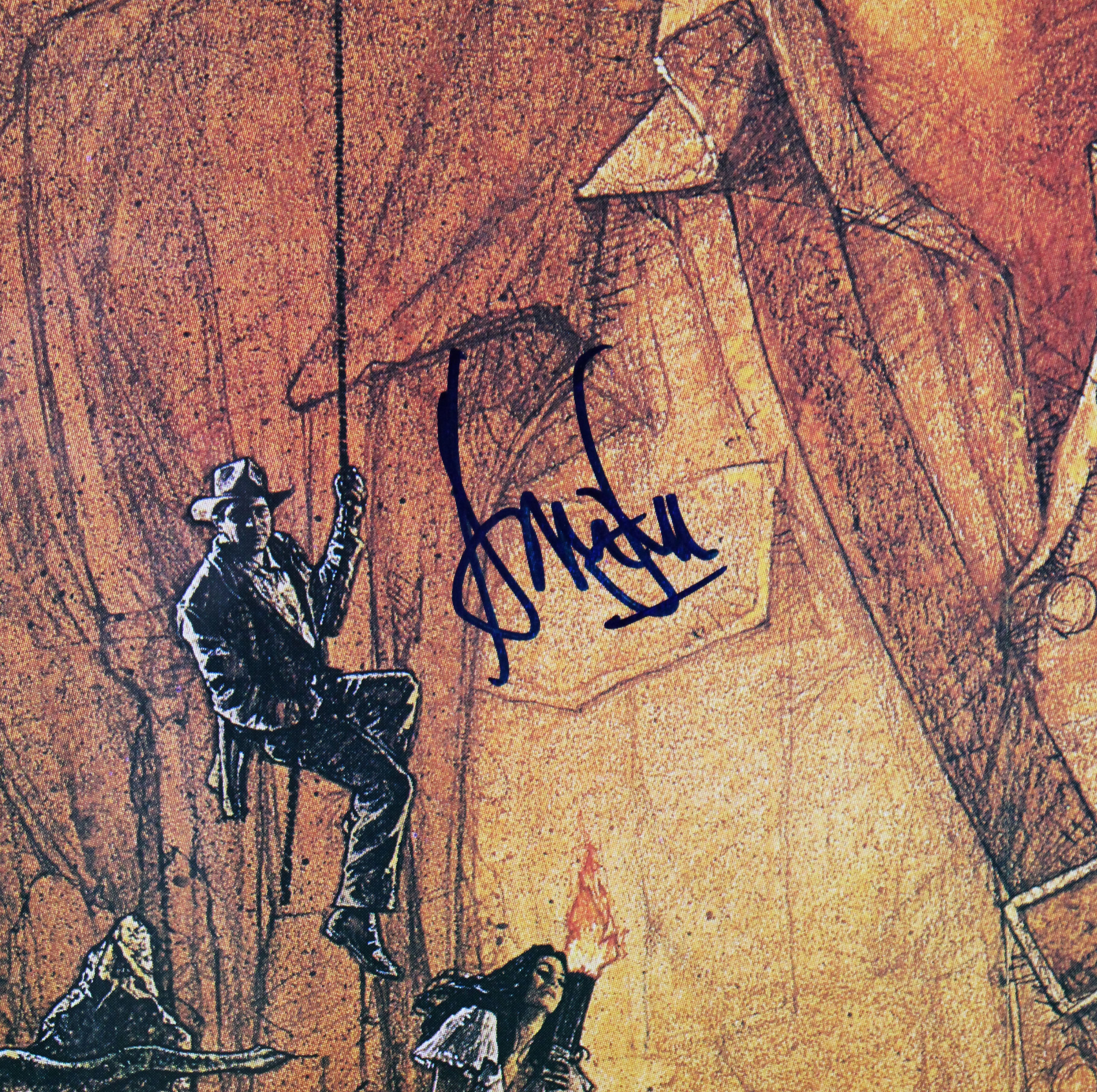 Harrison Ford Raiders of the Lost Ark Signed & Framed 27x40 Poster Auto 10! BAS