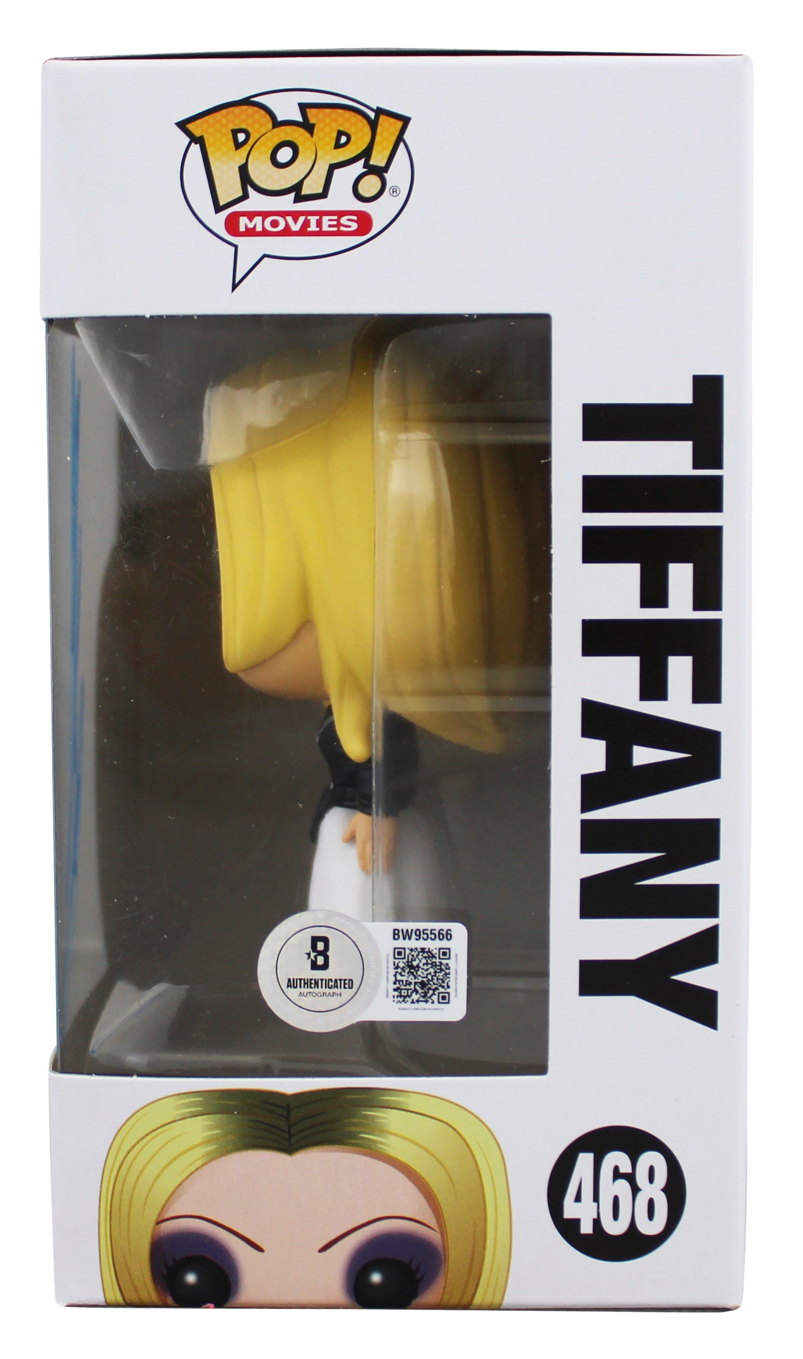 Jennifer Tilly Bride of Chucky Signed Tiffany #468 Funko Pop Vinyl Figure BAS