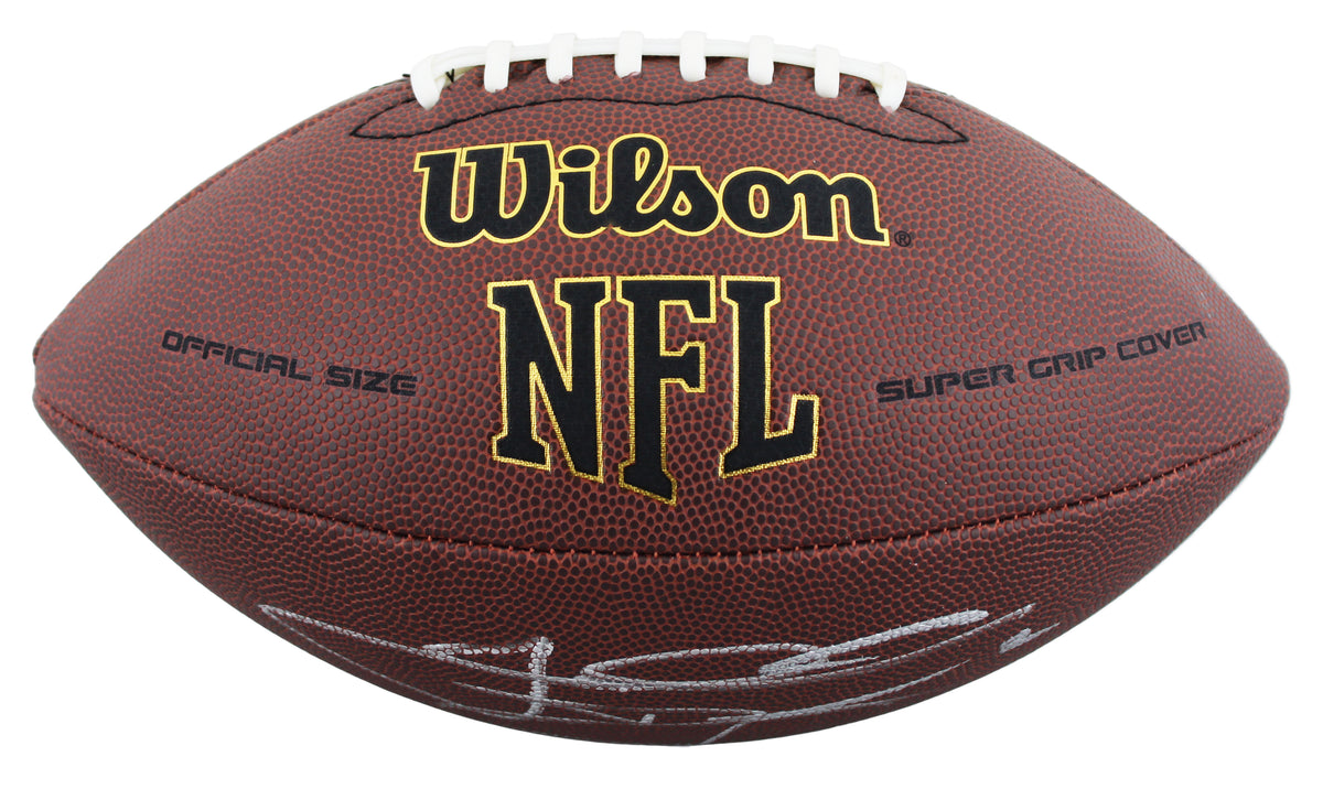 Texas A&M Johnny Manziel "12 HT" Signed Wilson Super Grip Football JSA #WC808944